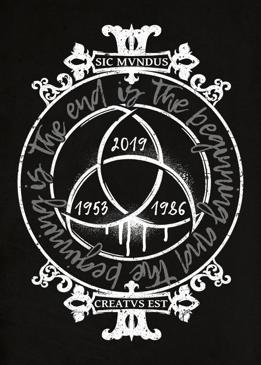 857x1200 sic mundus creatus est' Poster