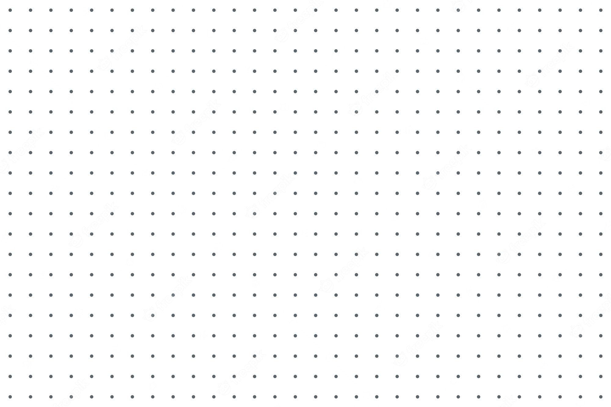 2000x1333 Premium Vector. Dotted grid seamless pattern for bullet journal black point texture black dot grid for notebook paper vector illustration on white background