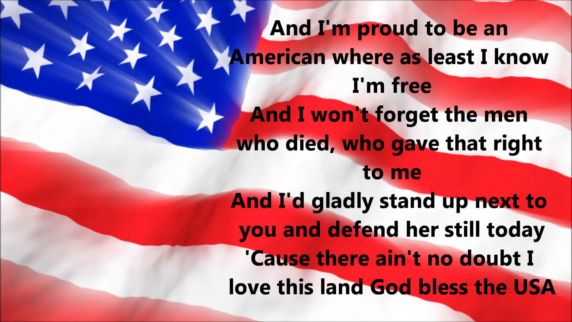land of the free and home of the brave lyrics