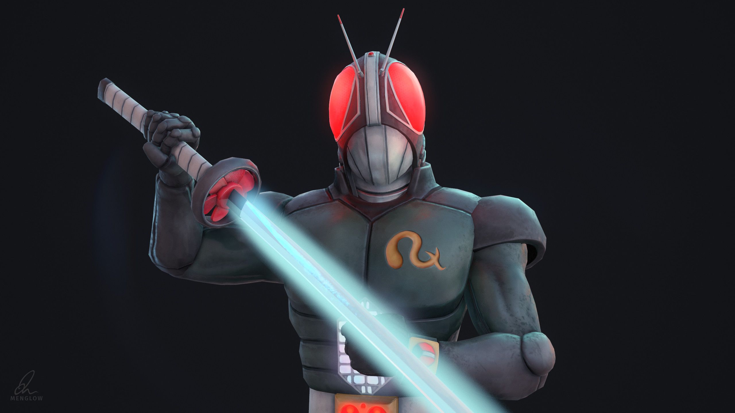 2560x1440 Kamen Rider Black RX