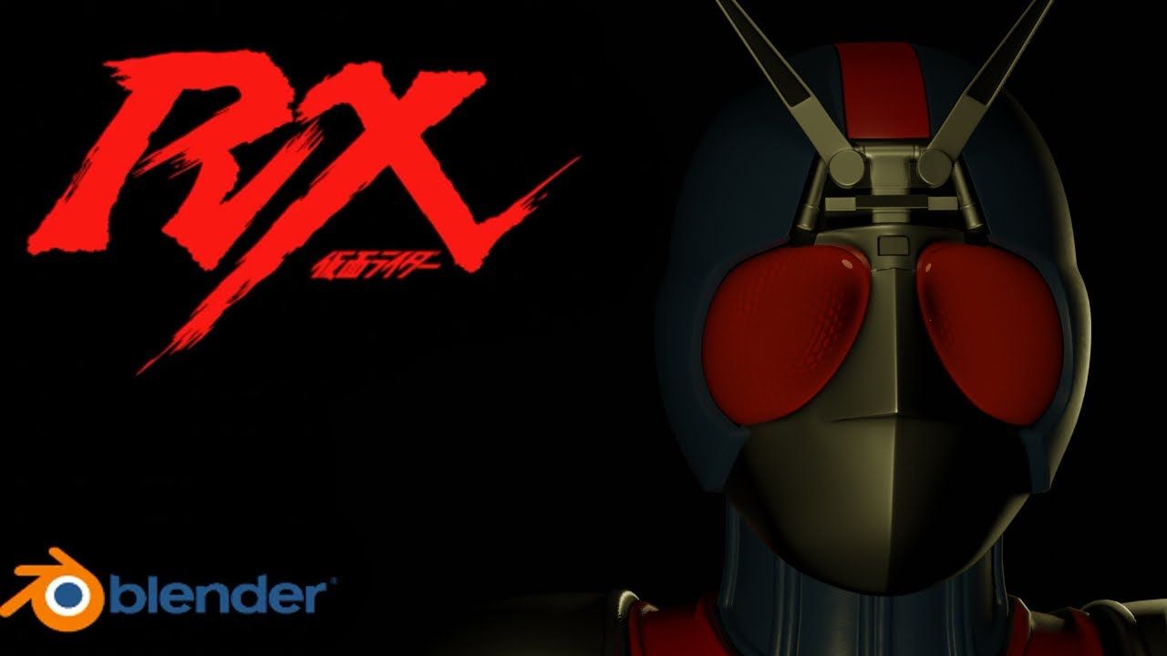 1280x720 Kamen Rider Black RX Henshin (Fan Remastered) 3.1 EEVEE Render By EEVEE Rookie
