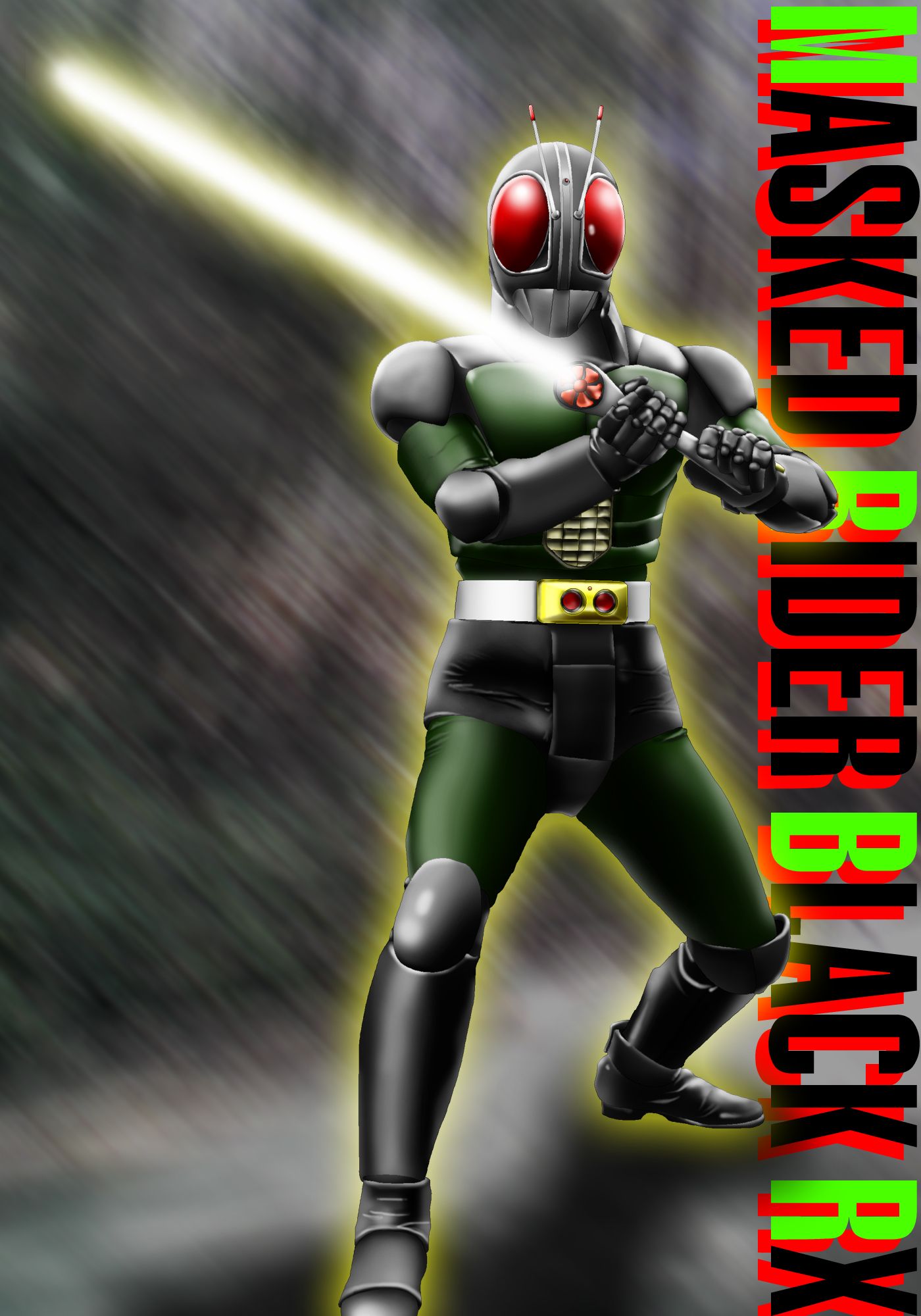 1400x2000 Tokusatsu Kamen Rider Kamen Rider BLACK RX Kamen Rider Black RX Character Solo Artwork Digital Art F Wallpaper:1400x2000