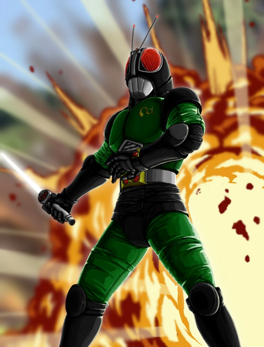 885x1164 Kamen Rider Black RX (Character) Image by Pixiv Id 992807 Anime Image Board