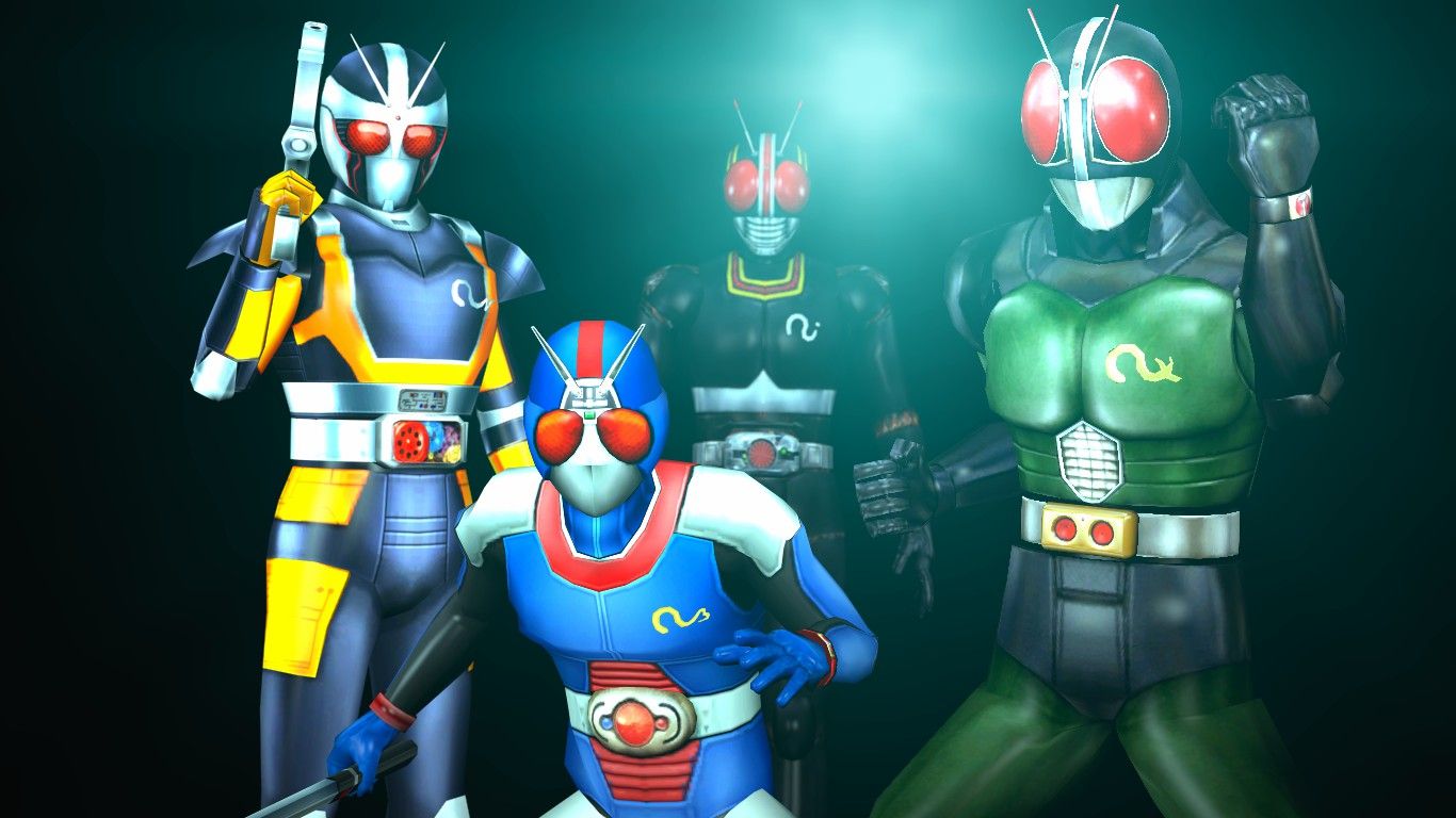 1366x768 Kamen Rider Black Wallpaper HD Background
