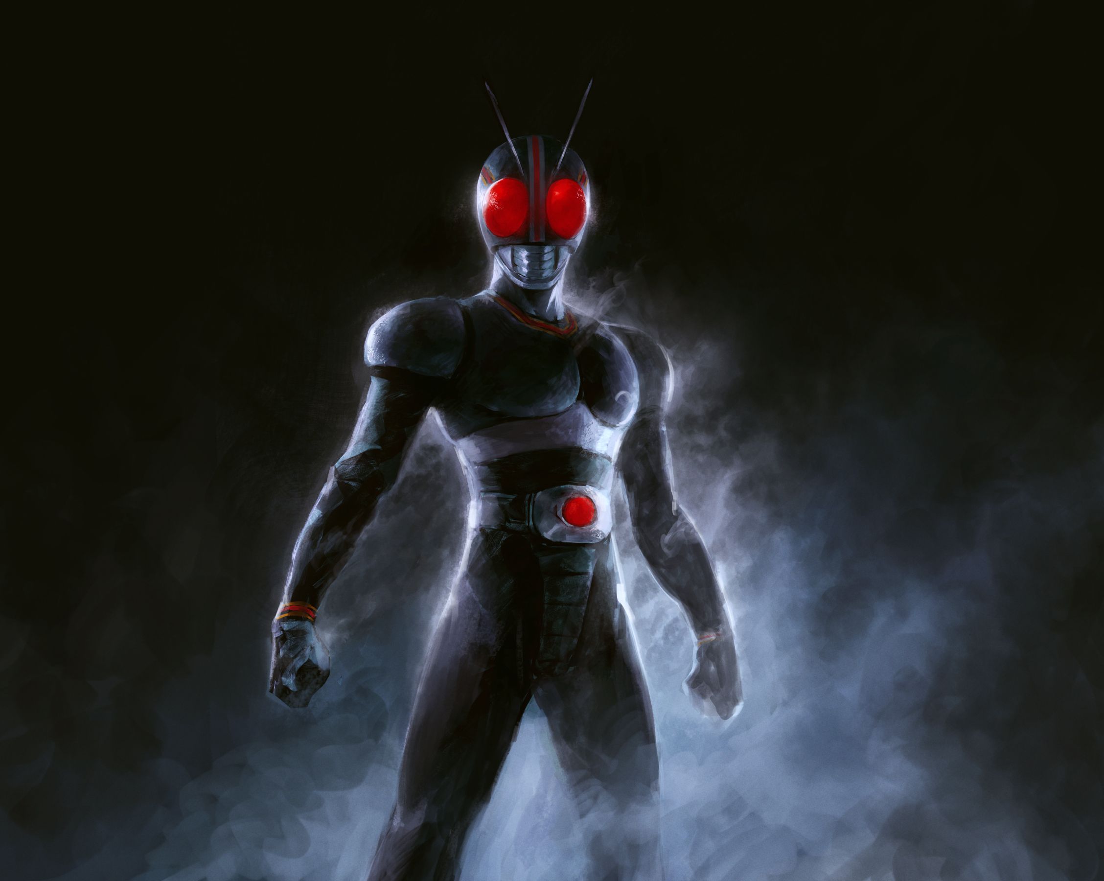 2256x1800 kamen rider black (kamen rider and 1 more) drawn