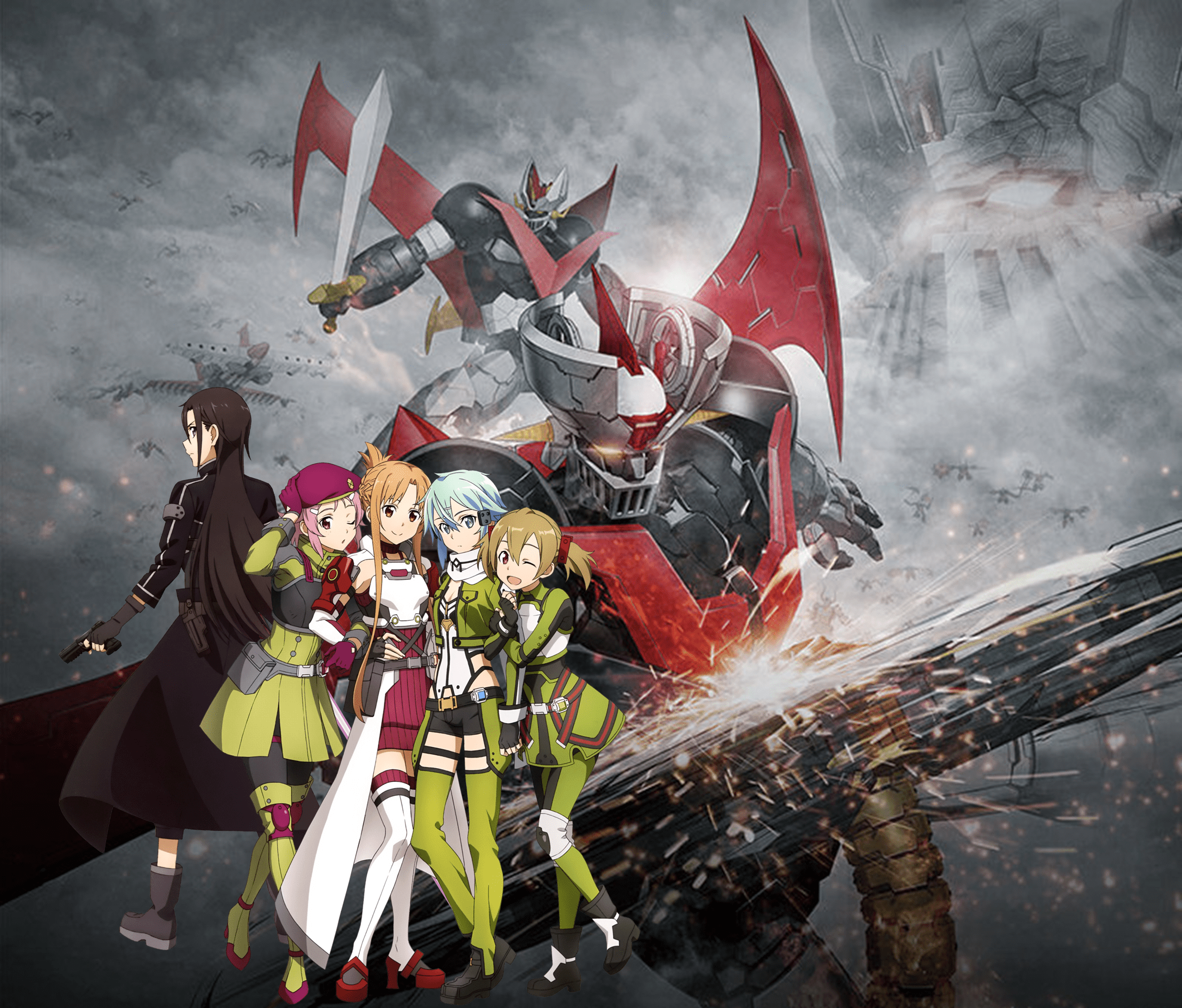 2128x1815 Mazinkaiser Anime Image Board