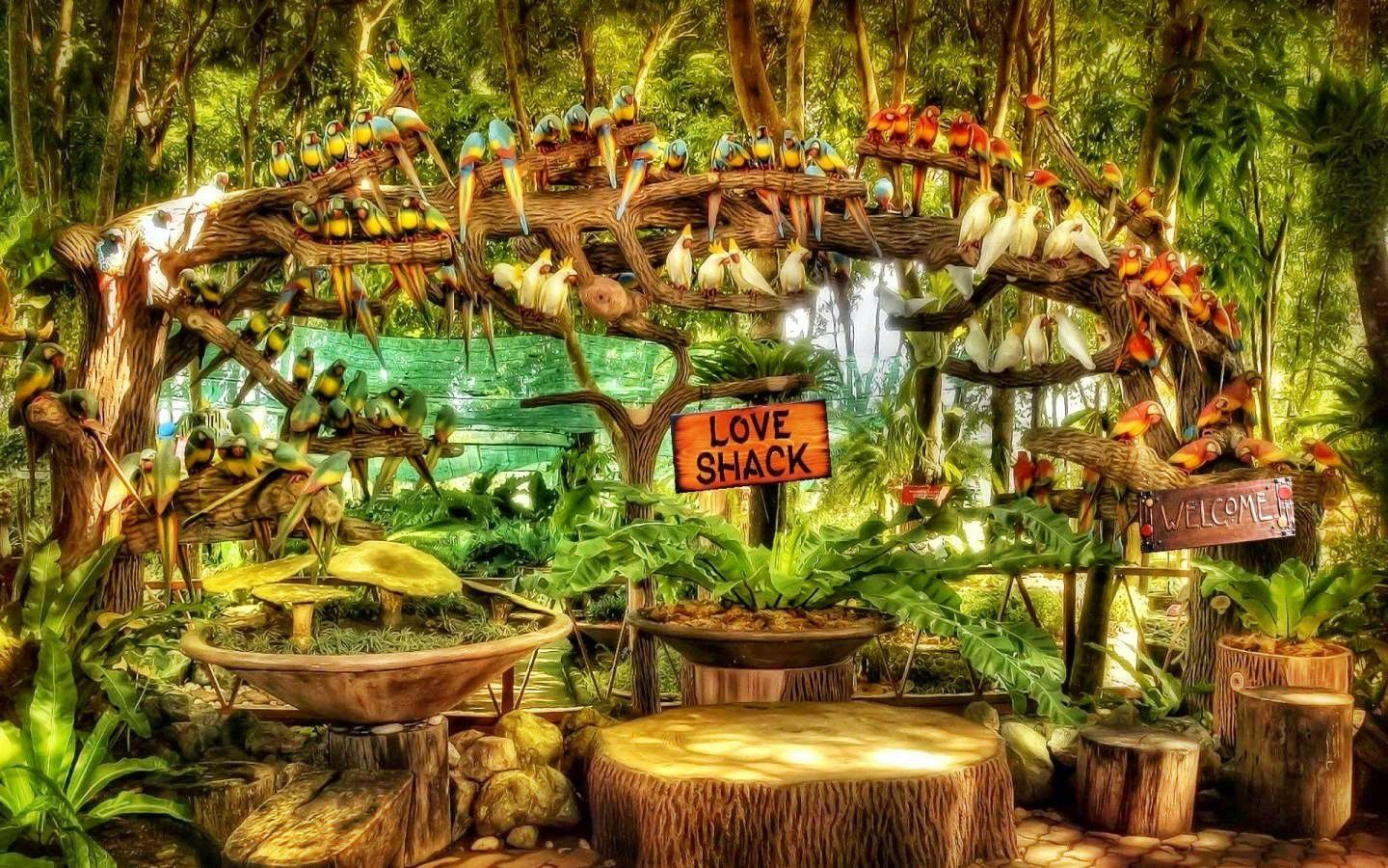 1440x900 Tiki Wallpaper
