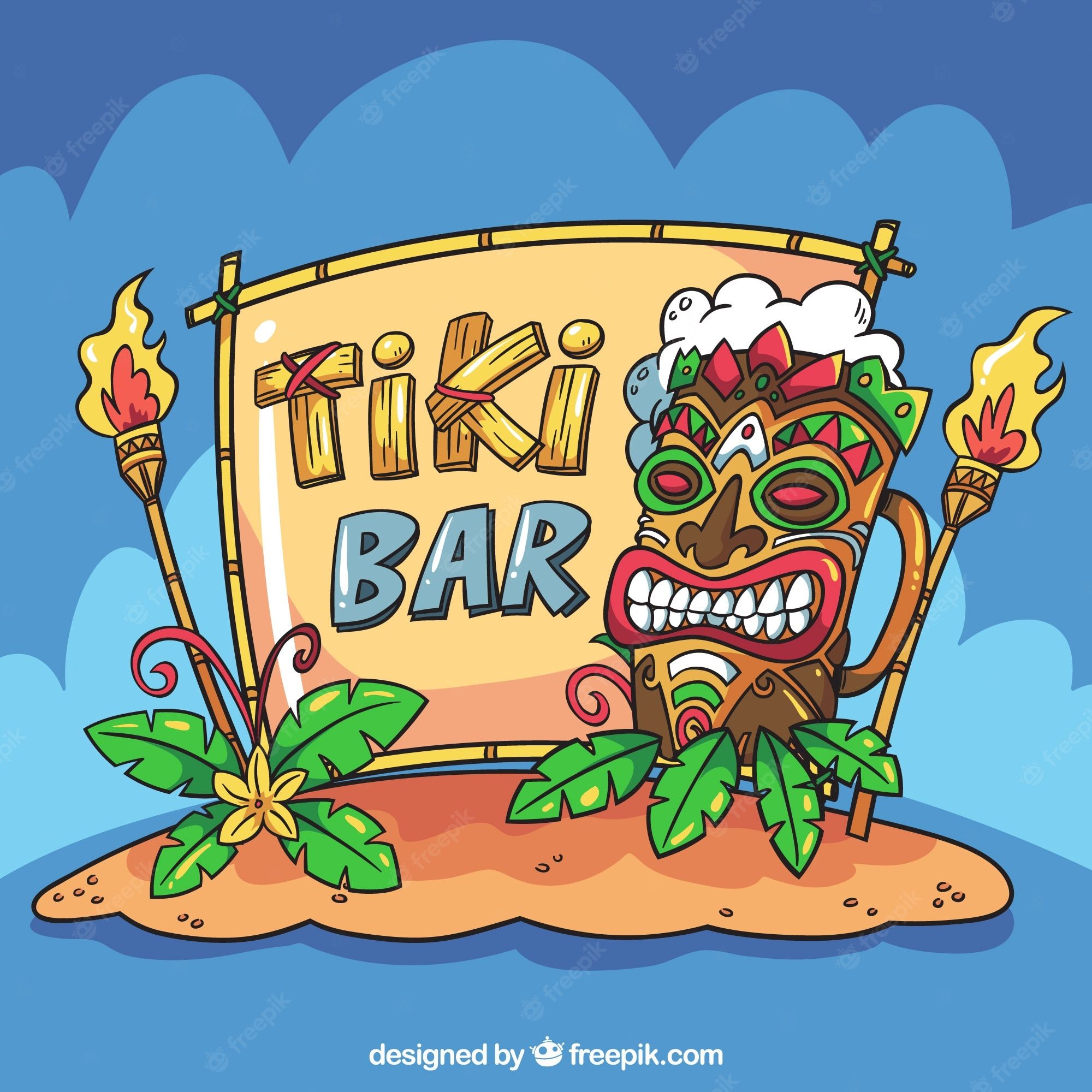 2000x2000 Tiki Torch Image