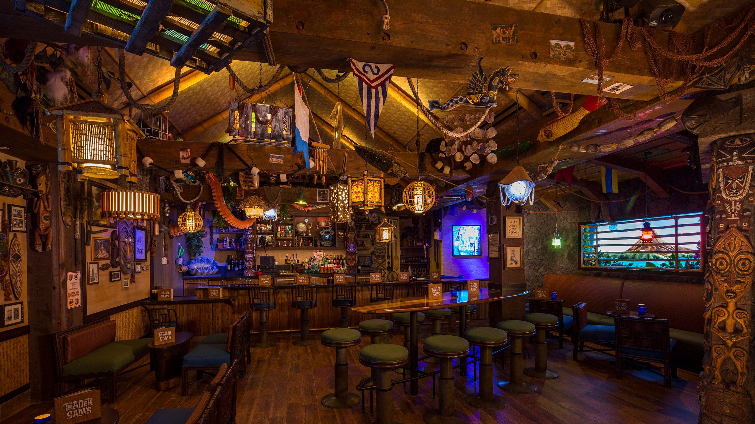 2560x1440 Trader Sam's Grog Grotto, Disney's Polynesian Resort, Bay Lake, Orlando, Florida, United States Review. Condé Nast Traveler