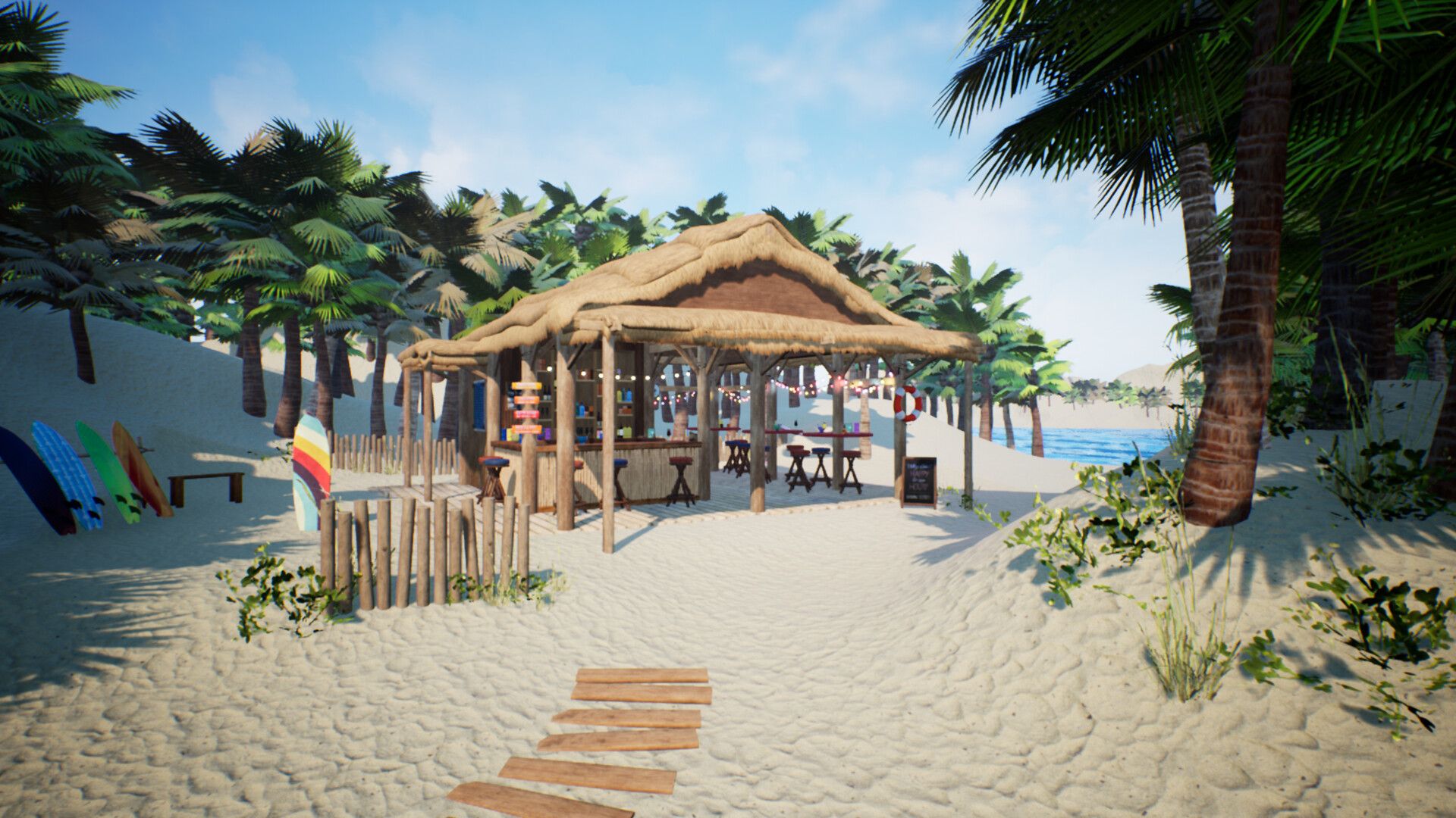 1920x1080 Tiki Beach Bar