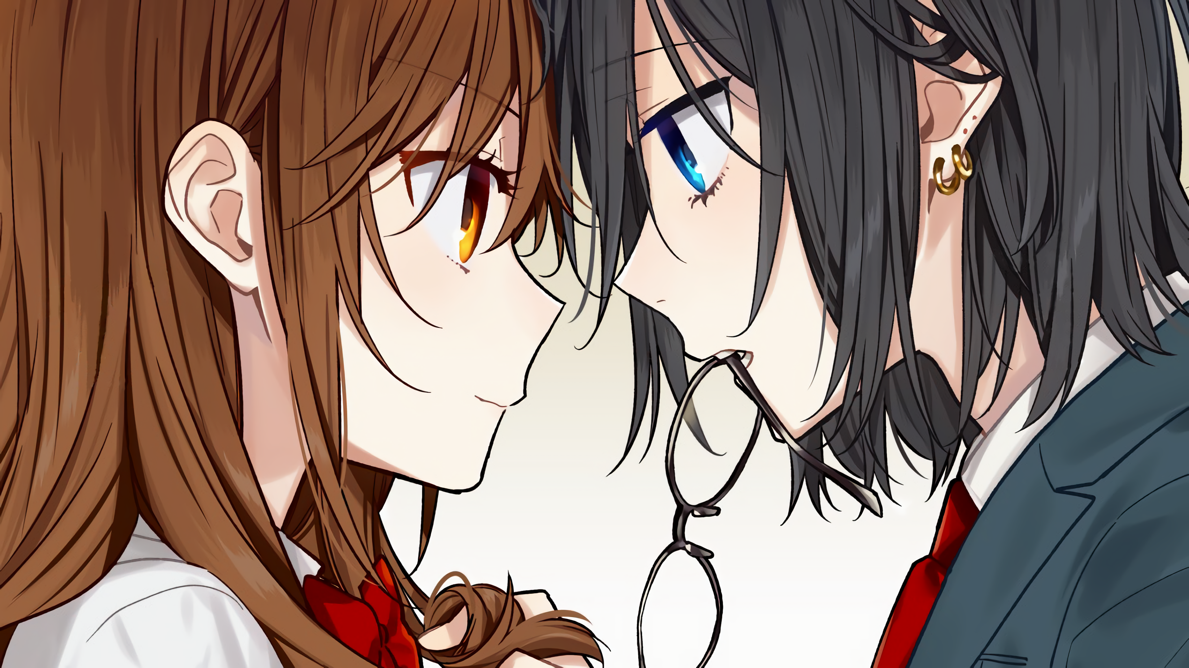 3840x2160 Hori & Miyamura: 4K Ultra HD Anime Intensityx2160