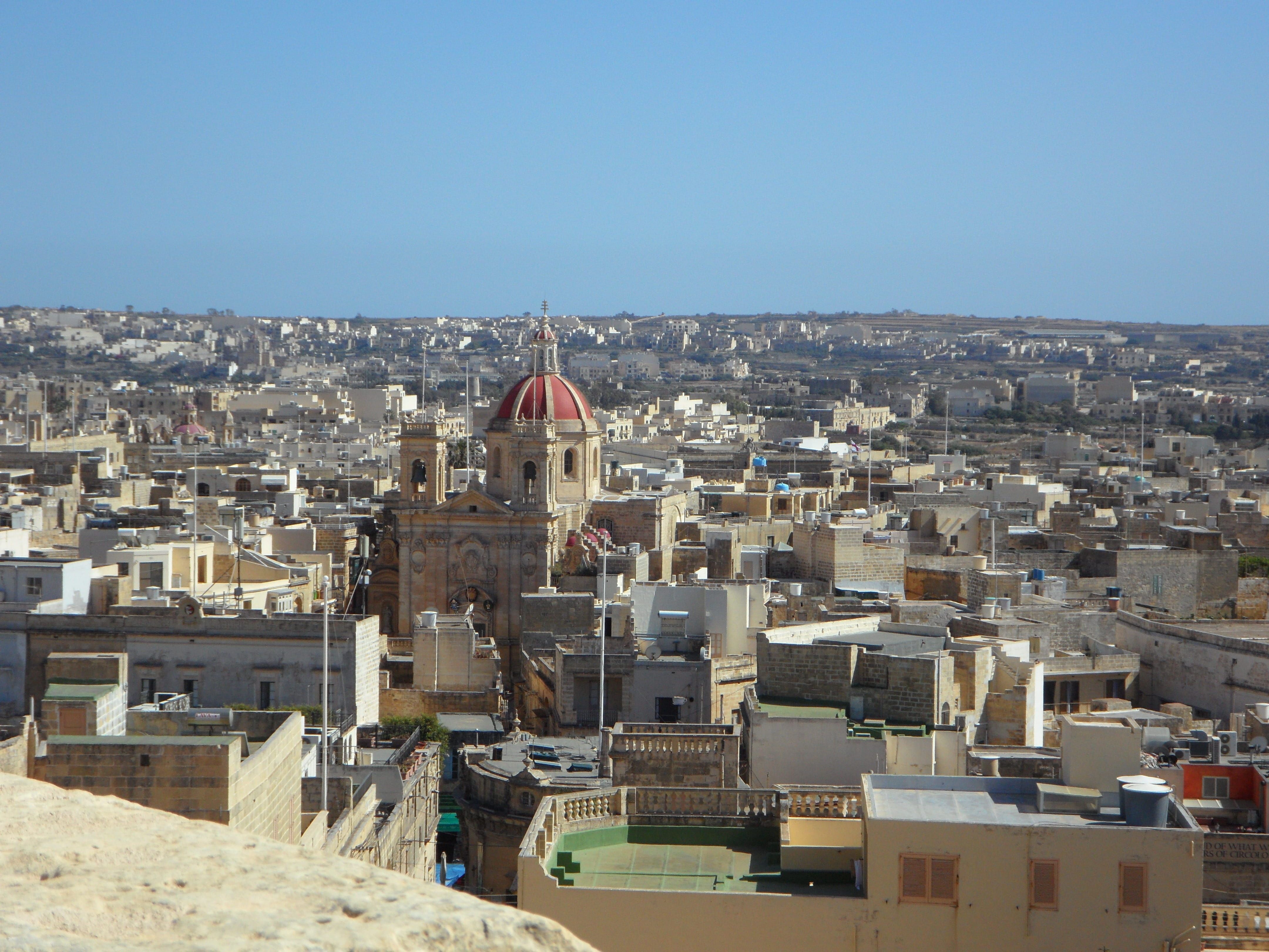 4320x3240 Wallpaper / travel destinations, day, residential district, Rabat, built structure, City View, Overview, cityscape, dome, roof, building, Gozo, 4K, building exterior free download