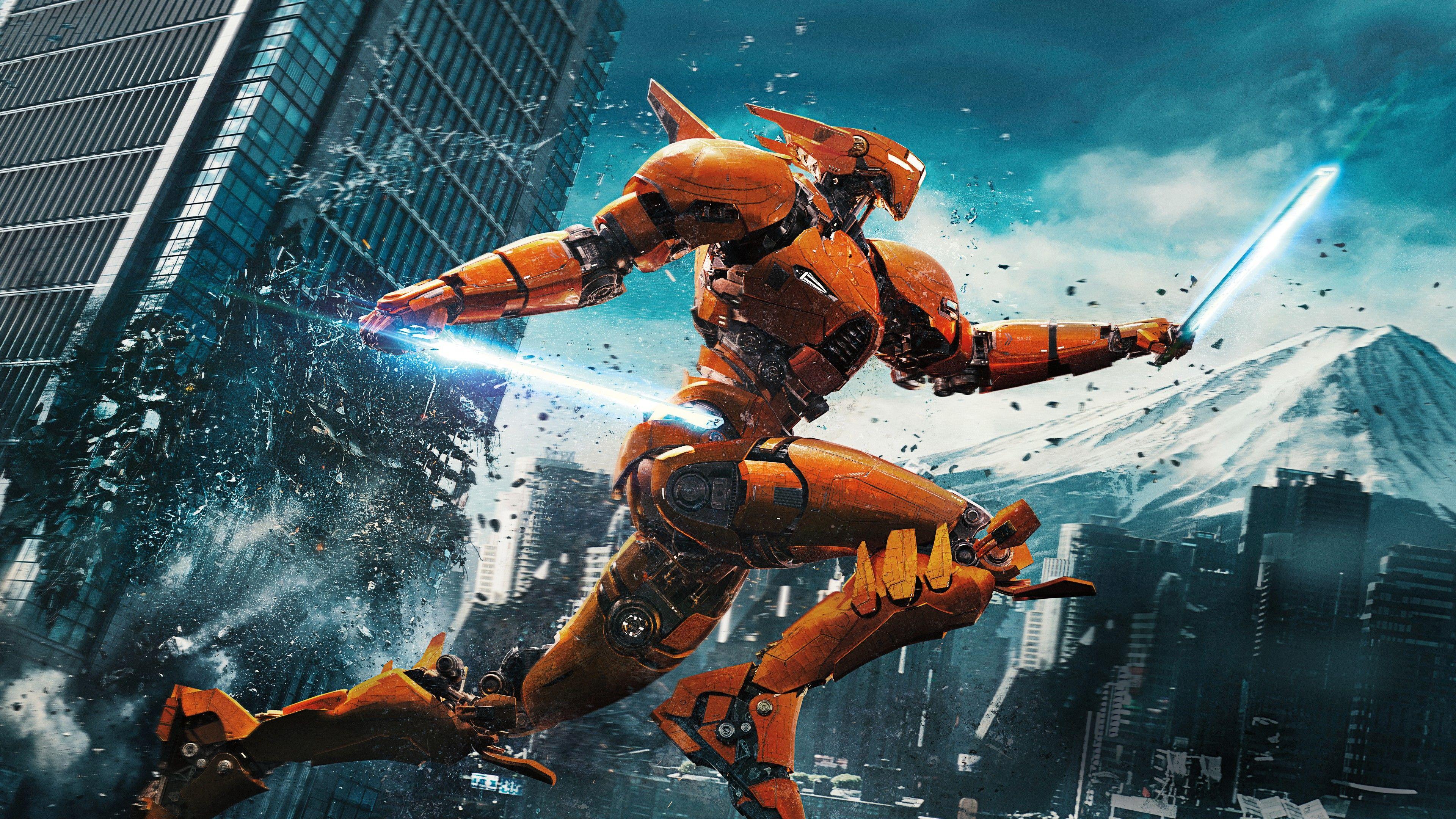 3840x2160 Saber Athena in Pacific Rim Uprising 4K 8K Wallpaper. HD