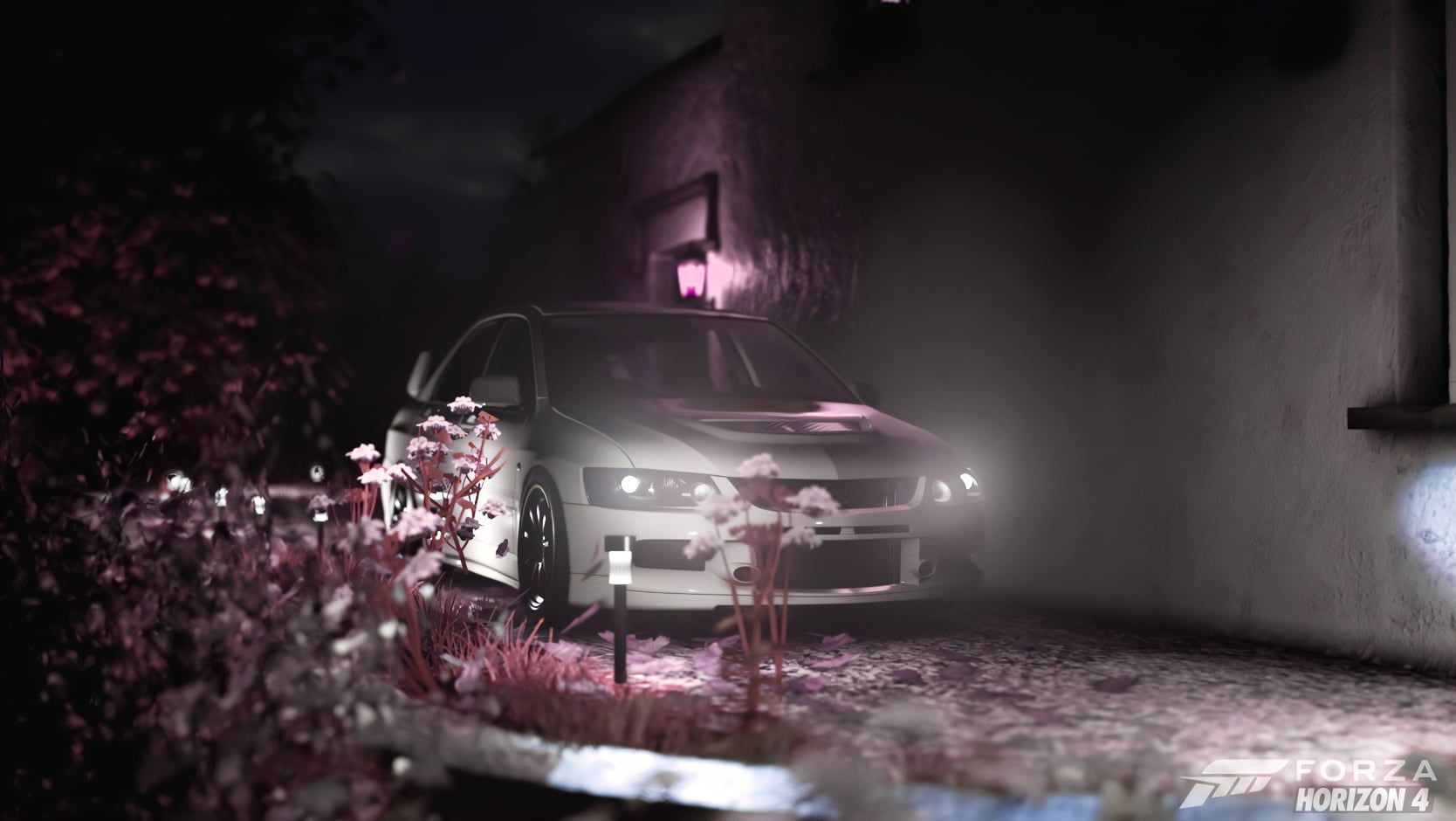 1668x940 Wallpaper / Mitsubishi Lancer Evolution IX, dark background, Forza, race cars, Forza Horizon, Lancer Evolution VIII, 720P, night, Japanese cars, car, JDM, Forza Horizon 4 free download
