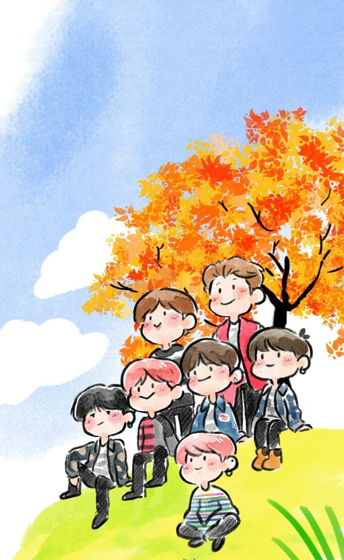 1152x1876 Bts Fanart Wallpaper