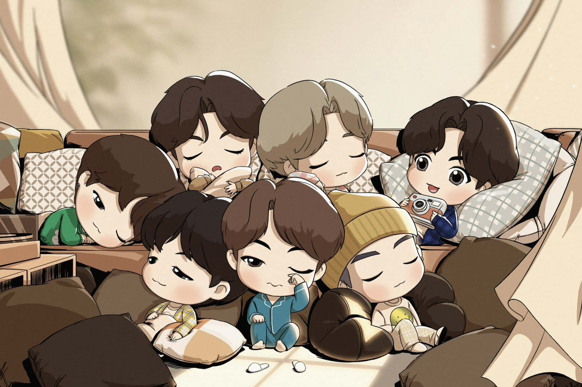 1920x1278 Bts Cartoon HD Wallpaper, Free Bts Cartoon Wallpaper Image For All Devices