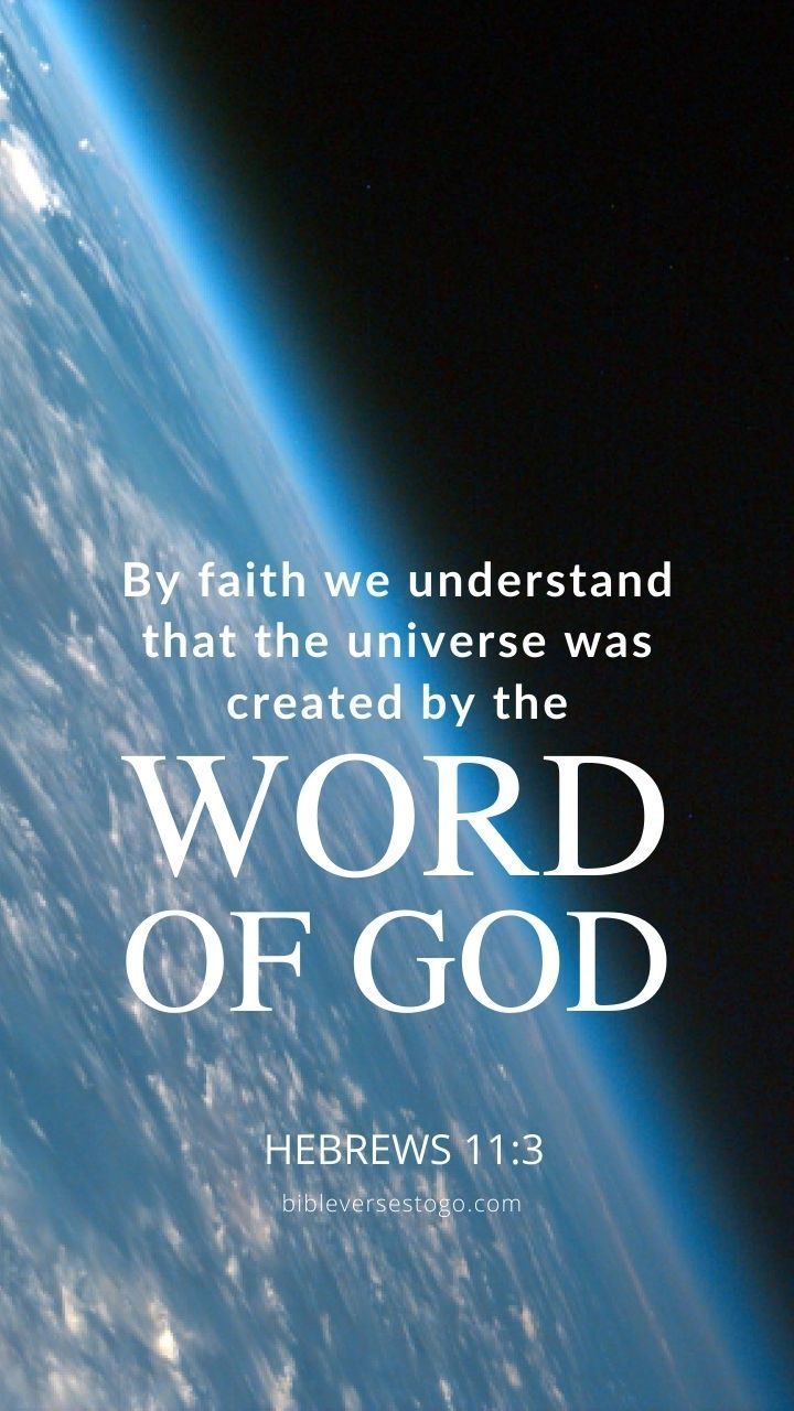 720x1280 Earth Horizon Hebrews 11:3