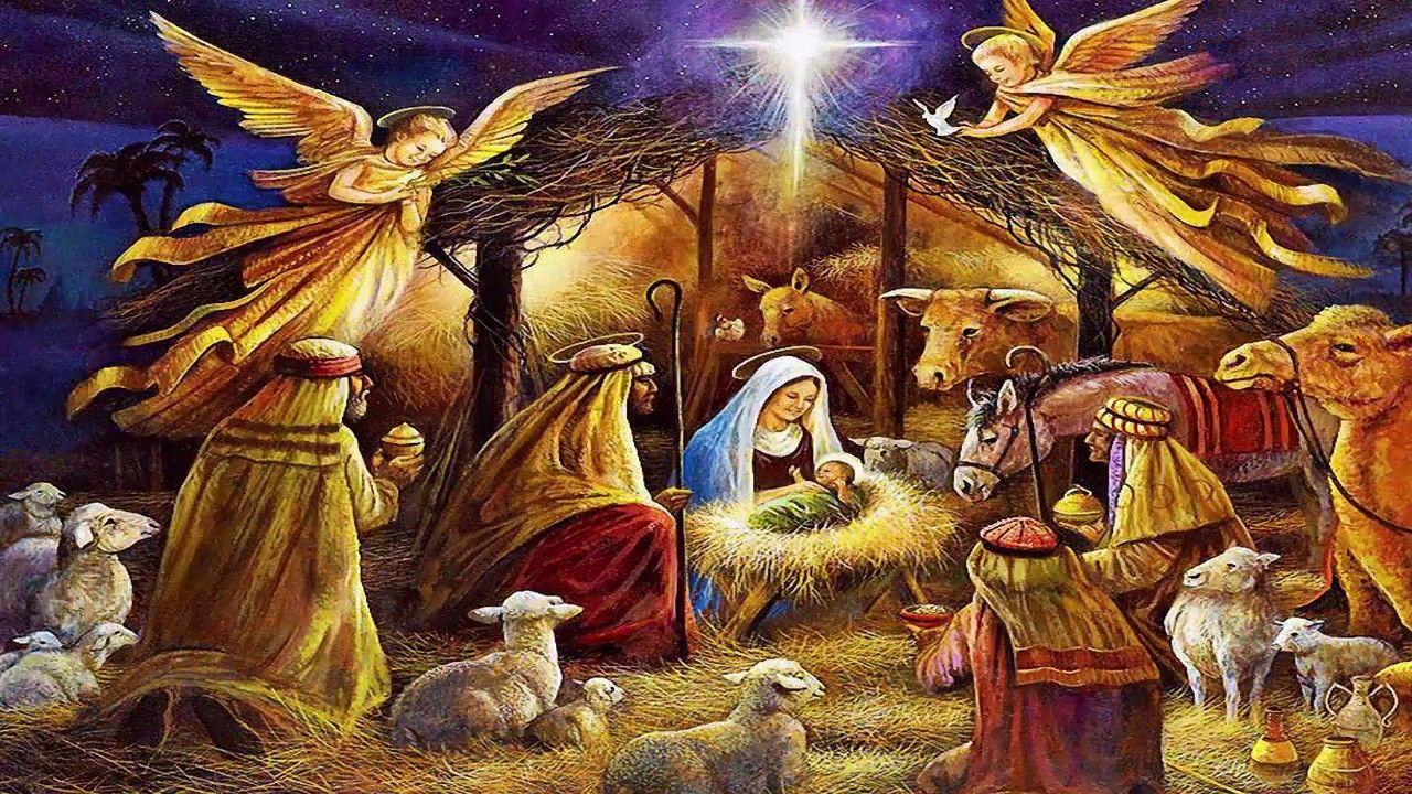Nativity Art Christmas Christian Wallpapers - Top Free Nativity Art ...
