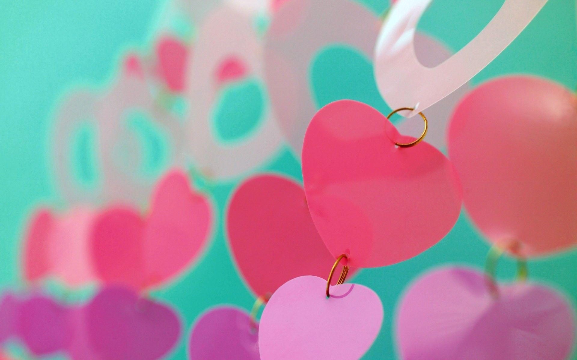 1920x1200 Cute Hearts Wallpaper