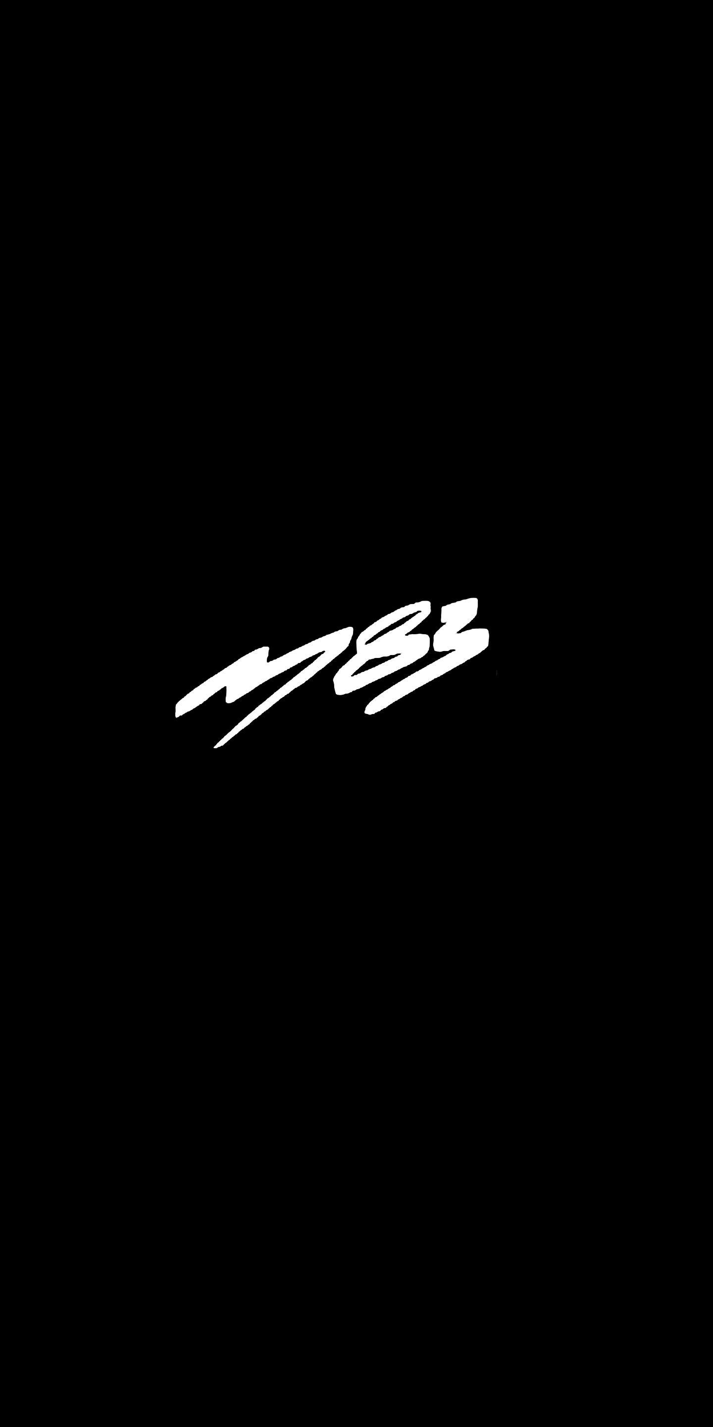 1440x2880 M83 logo wallpaper. (1440x2880)