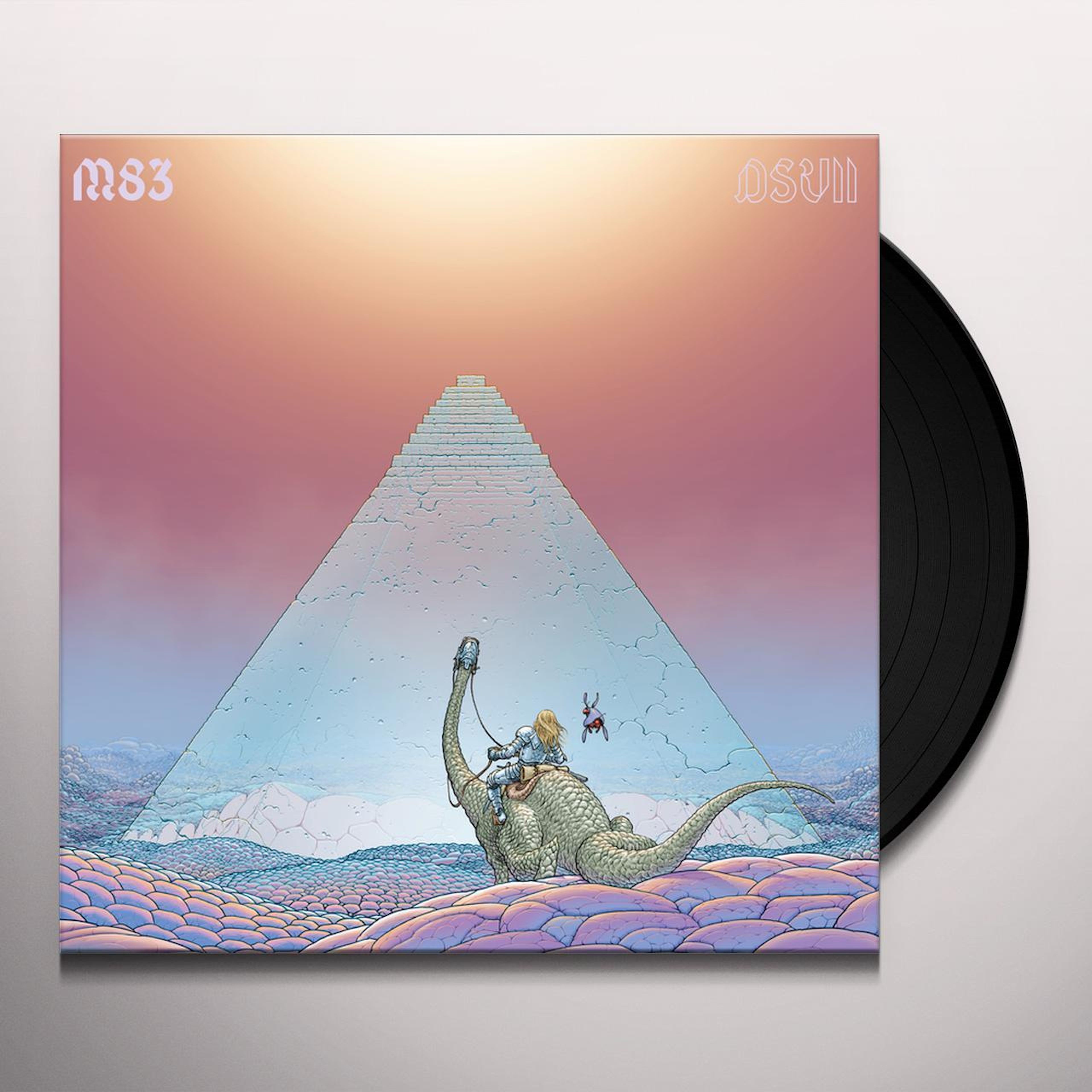 3840x3840 M83 DSVII Vinyl Record