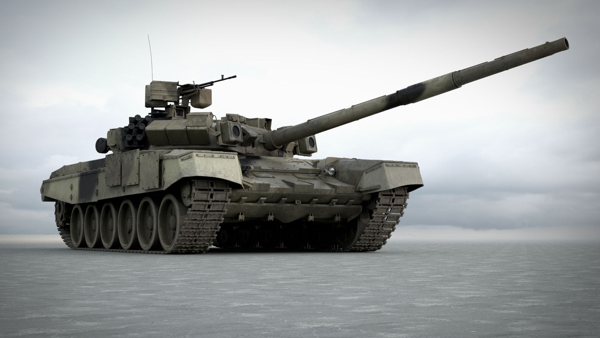 1920x1080 T 90 S Russian Tank 3D Model $129 .unknown .ma .max .fbx