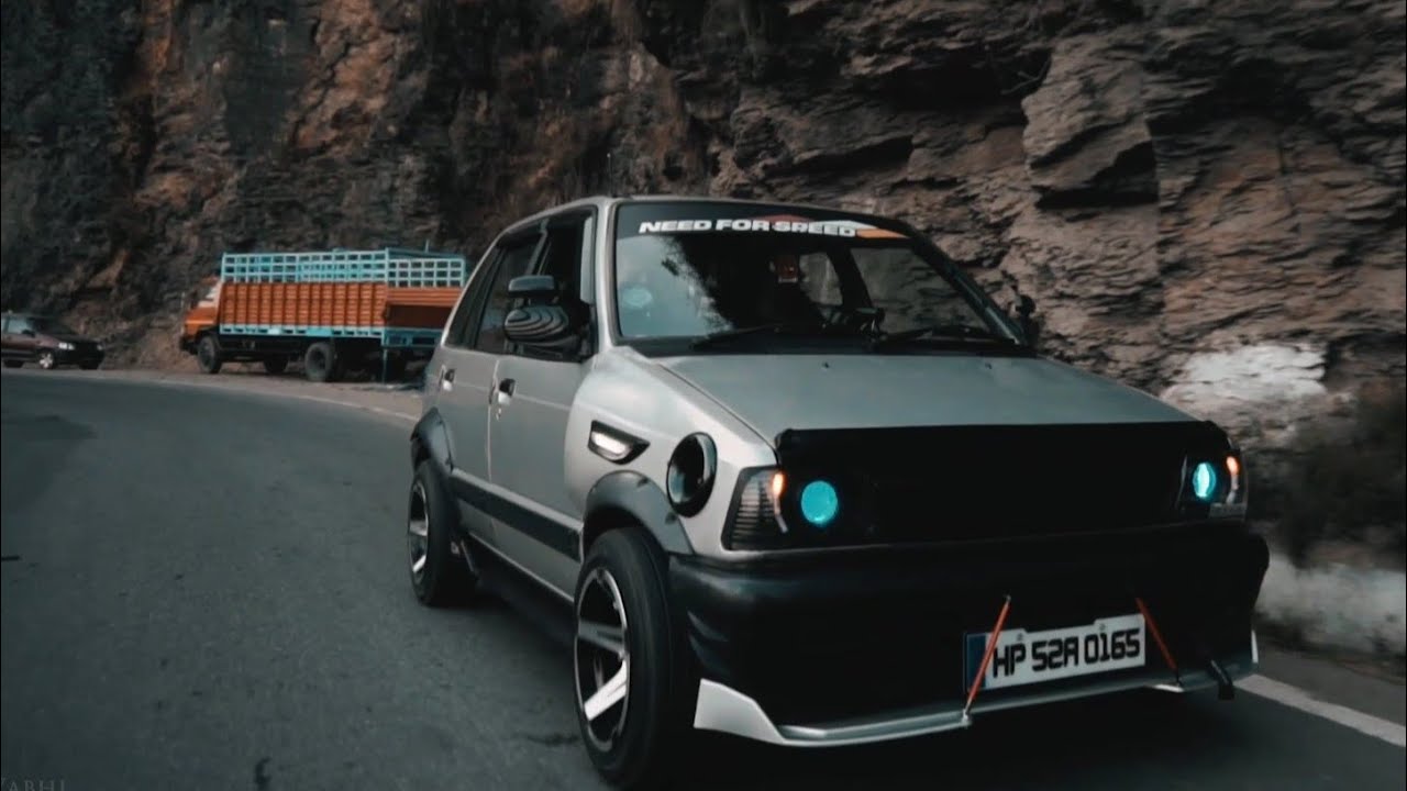 1280x720 Modified Maruti Suzuki Demon Eye, Loud Exhaust, Sparco pedals, bumper Lip, MODIFIED 800