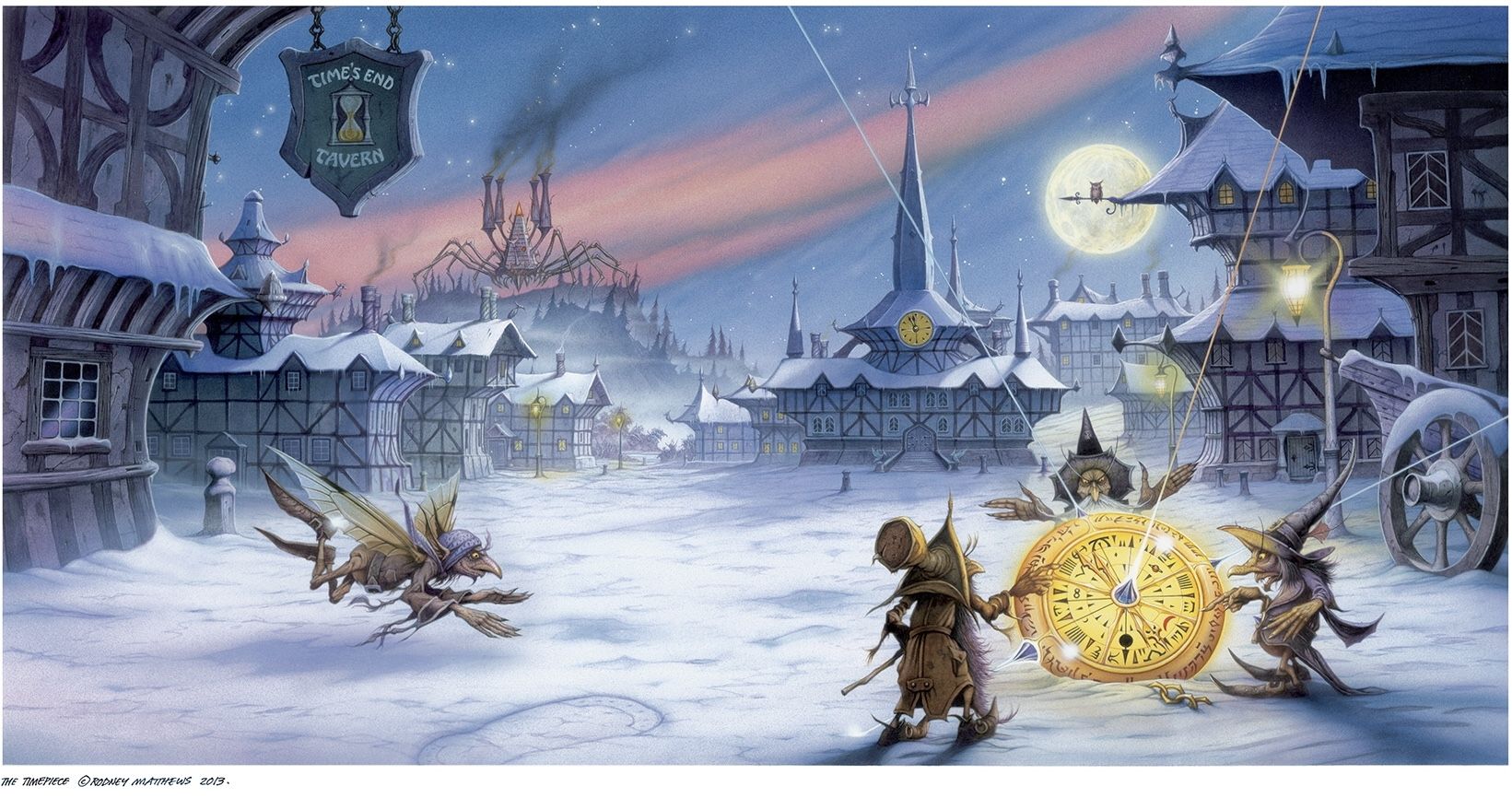 1641x866 The Timepiece's The Mystery of Time, in Ryan M's Art Collection Comic Art Gallery Room