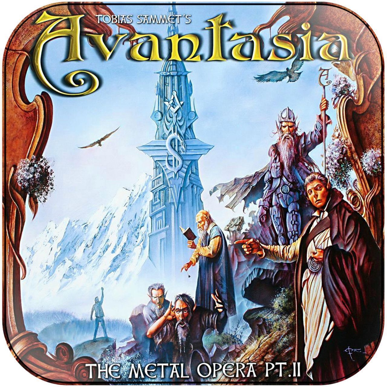 1280x1280 Avantasia The Metal Opera Part Ii Album Cover Sticker Album Cover Sticker