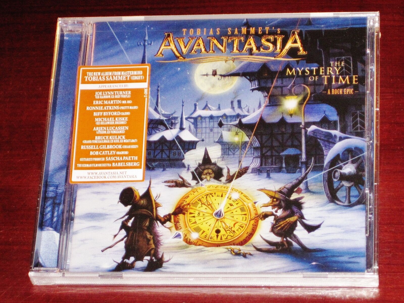 1600x1200 Avantasia: The Mystery Of Time Rock Epic CD 2013 Nuclear Blast NB 3007 2 NEW 727361300722
