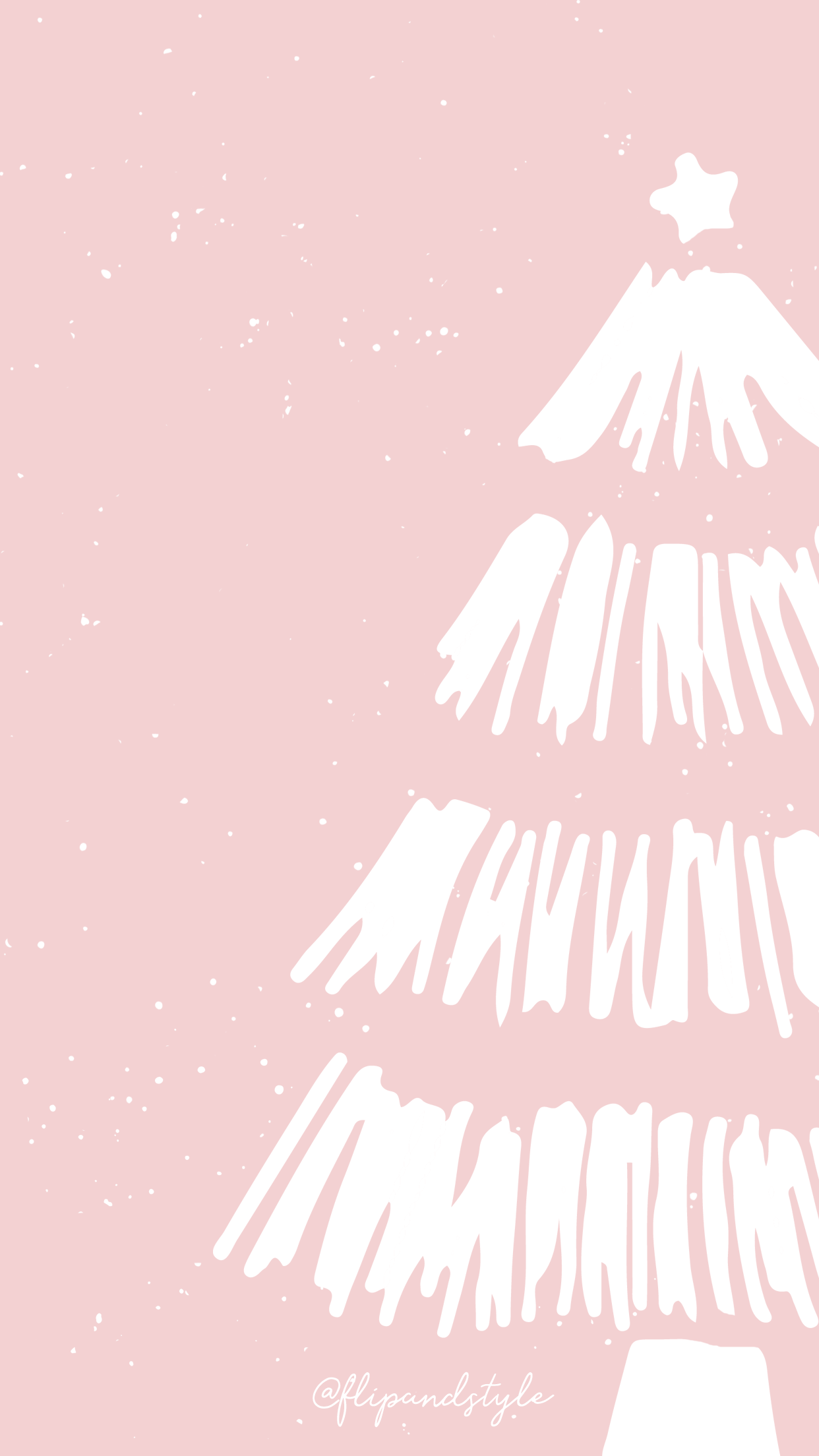 Cuteaesthetic pink Christmas trees tiled wallpaper printed wallpaper3  1638 x 1024  rwallpapers