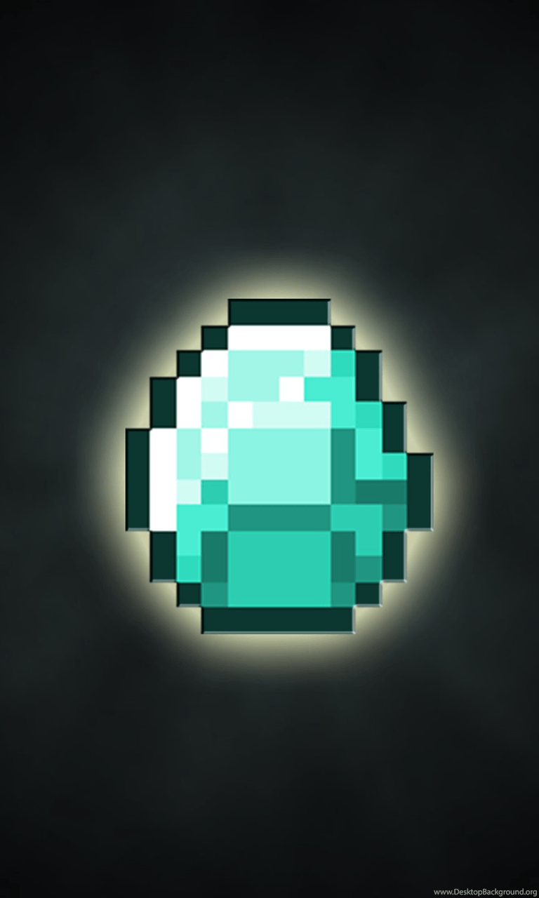 768x1280 Minecraft Diamond Wallpaper WallDevil Best Free HD Desktop