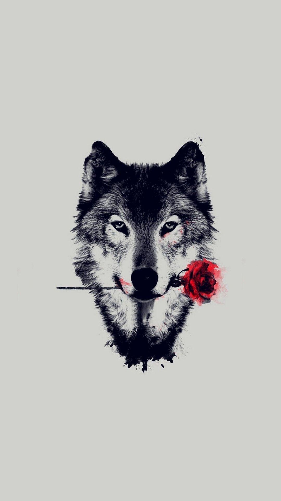 1080x1920 Abstract Wolf Wallpaper