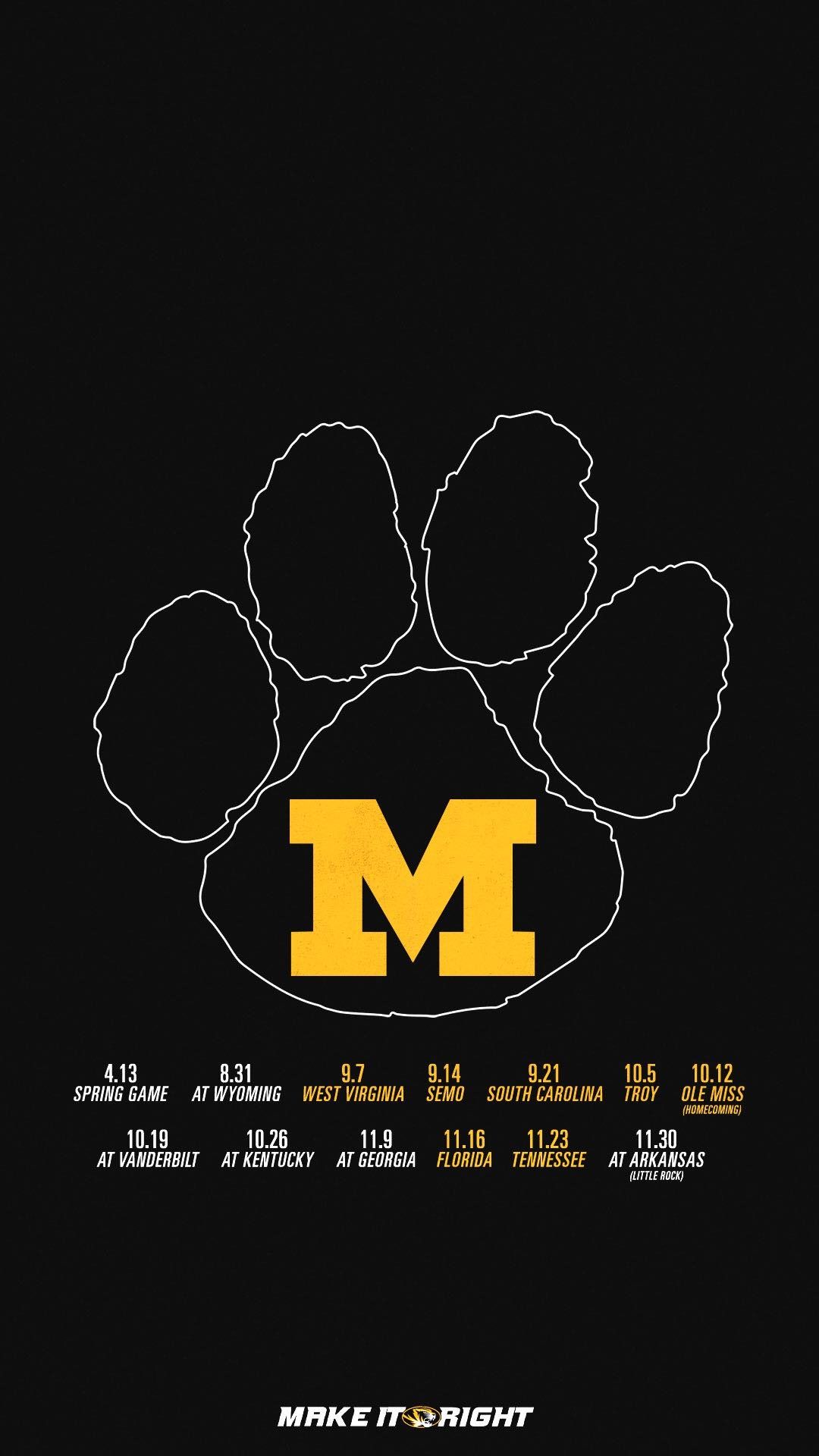 1080x1920 Mizzou Football new wallpaper
