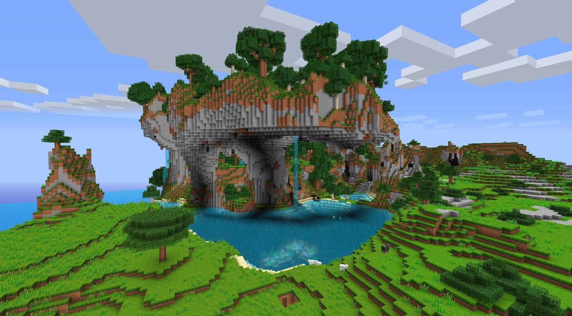 1920x1060 minecraft landscape -). Minecraft