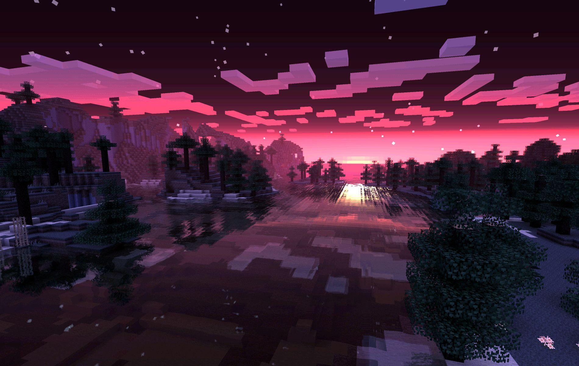 Minecraft Scenery Wallpaper