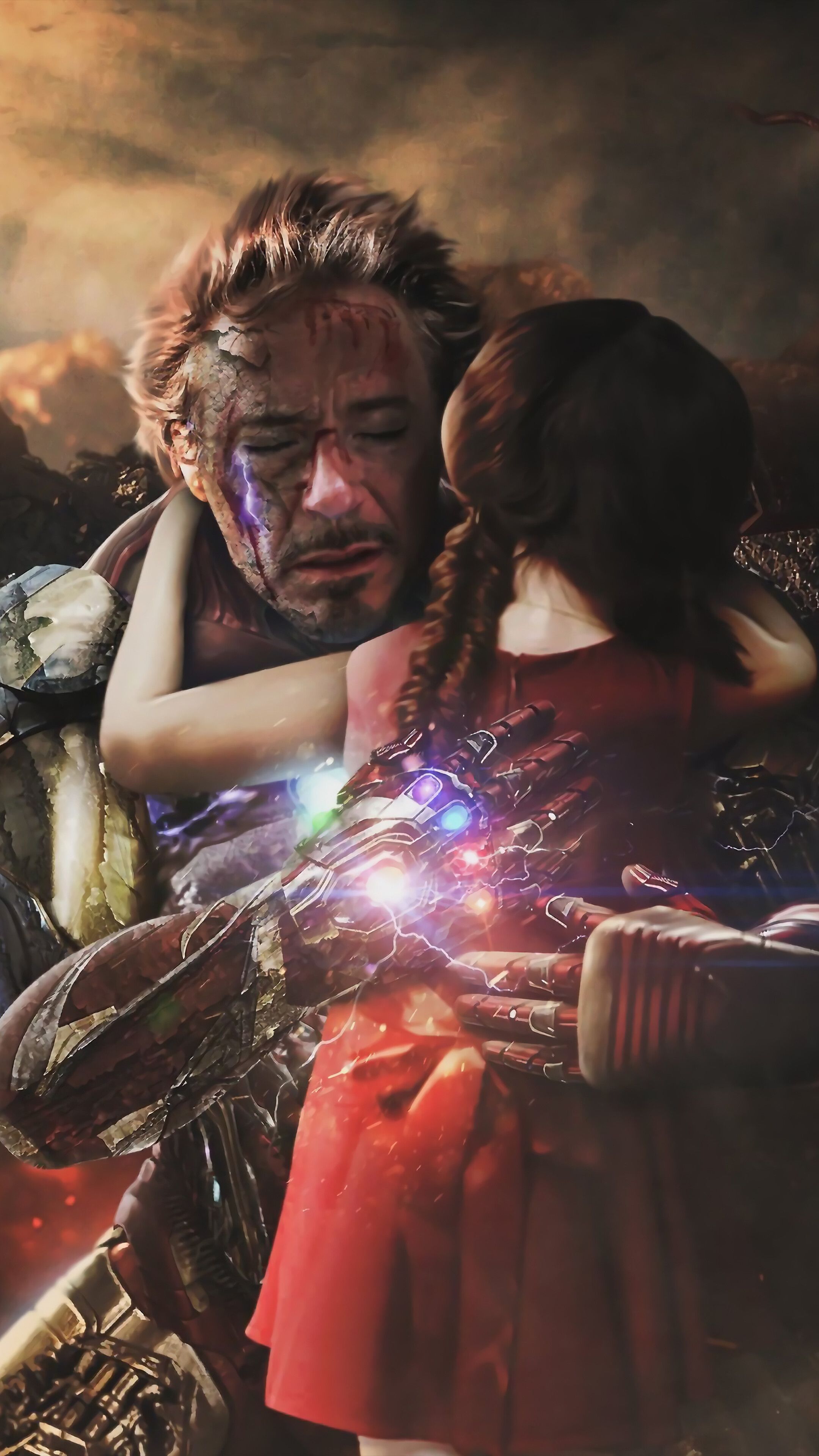 2160x3840 Iron, Man, Infinity Stones Avengers Endgame, 4k Gallery HD Wallpaper