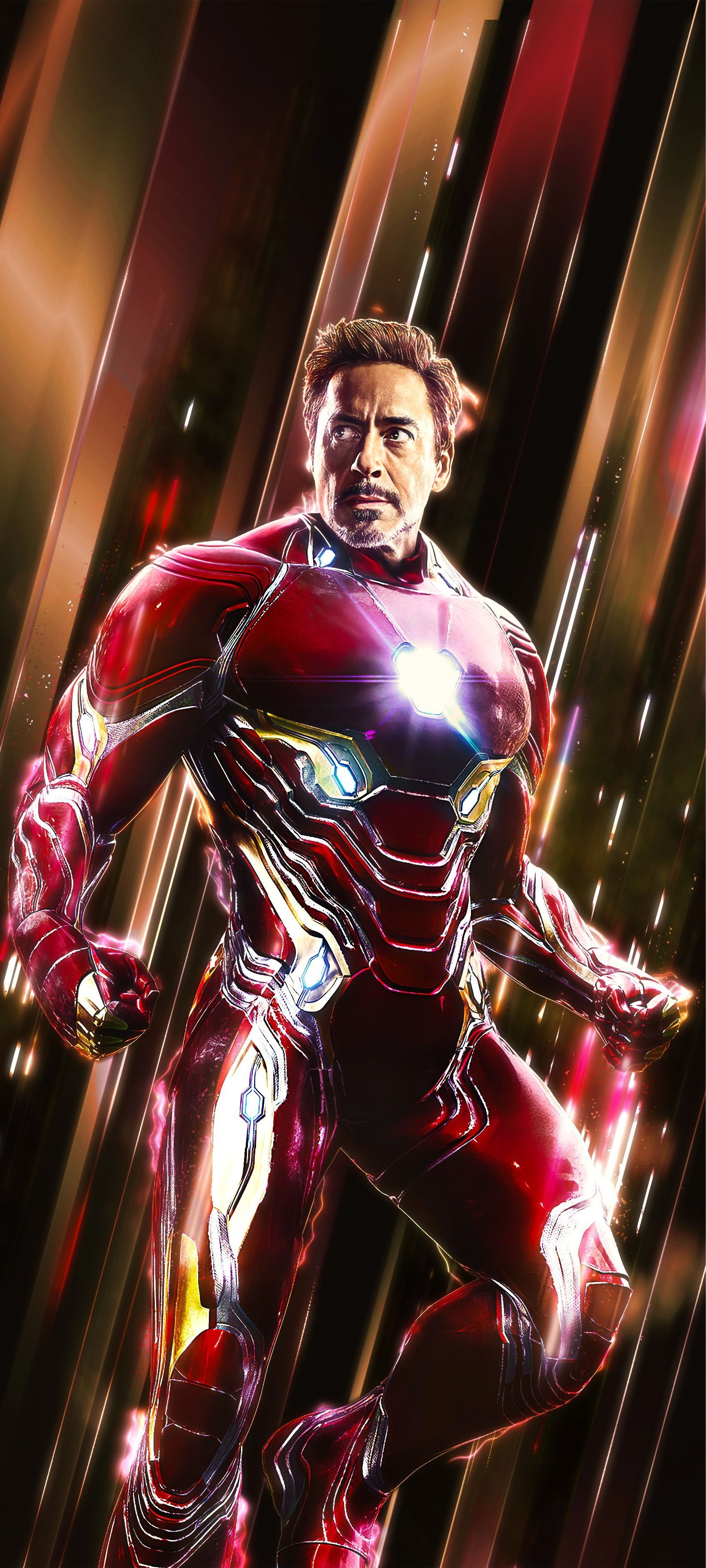 1646x3657 Marvel HD+ Man. Tony Stark (from Avengers: Endgame) Custom Phone Lockscreen Wallpaper. HD Link