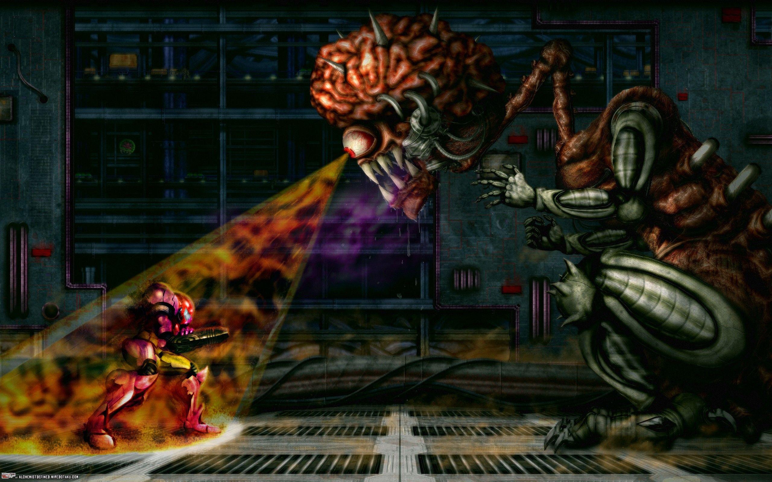 2560x1600 mother, metroid, tablet background, artwork brain, cool image, view