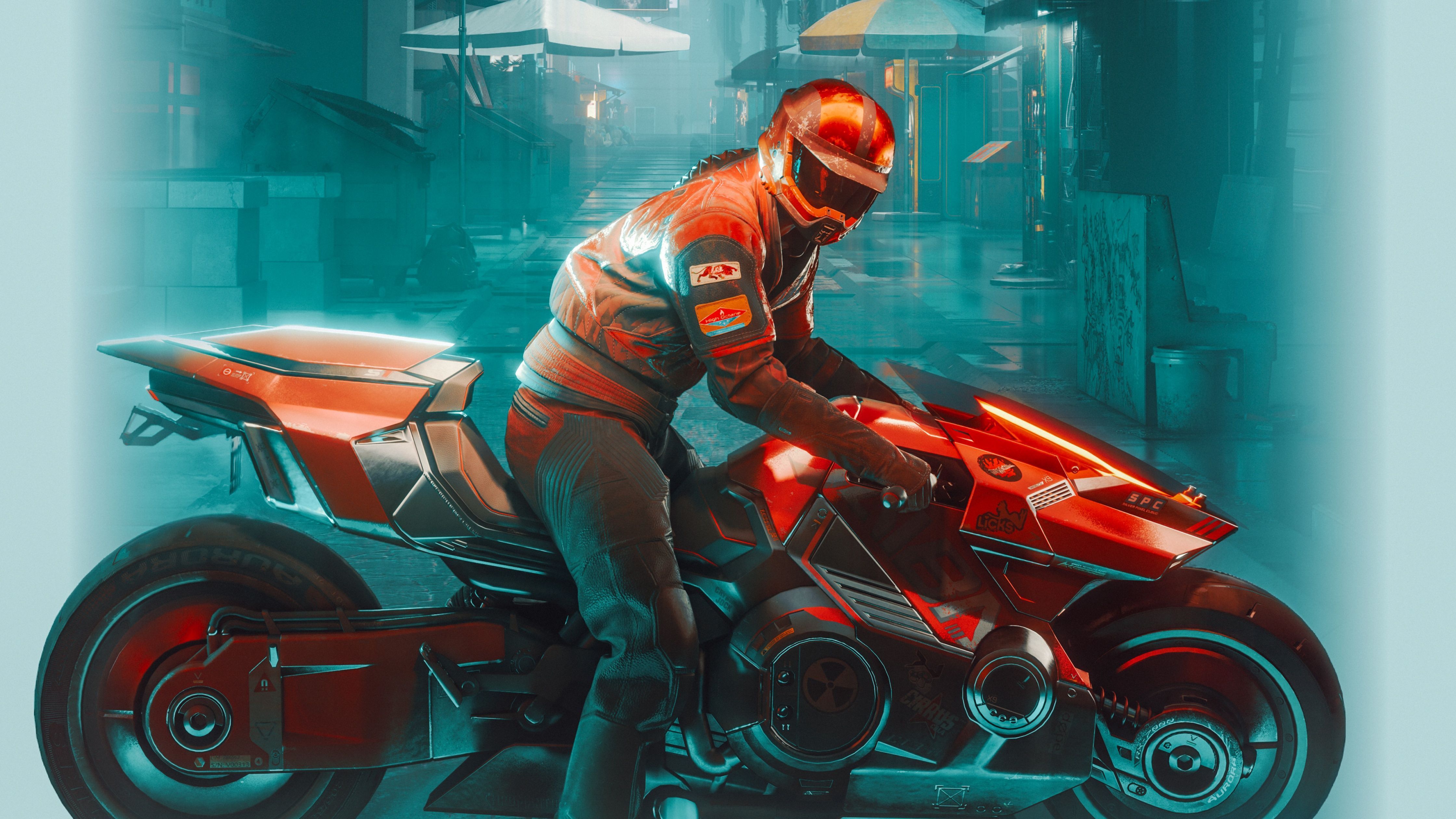 4480x2520 Yaiba Kusanagi CT 3X Wallpaper 4K, Cyberpunk Cyberpunk Bike