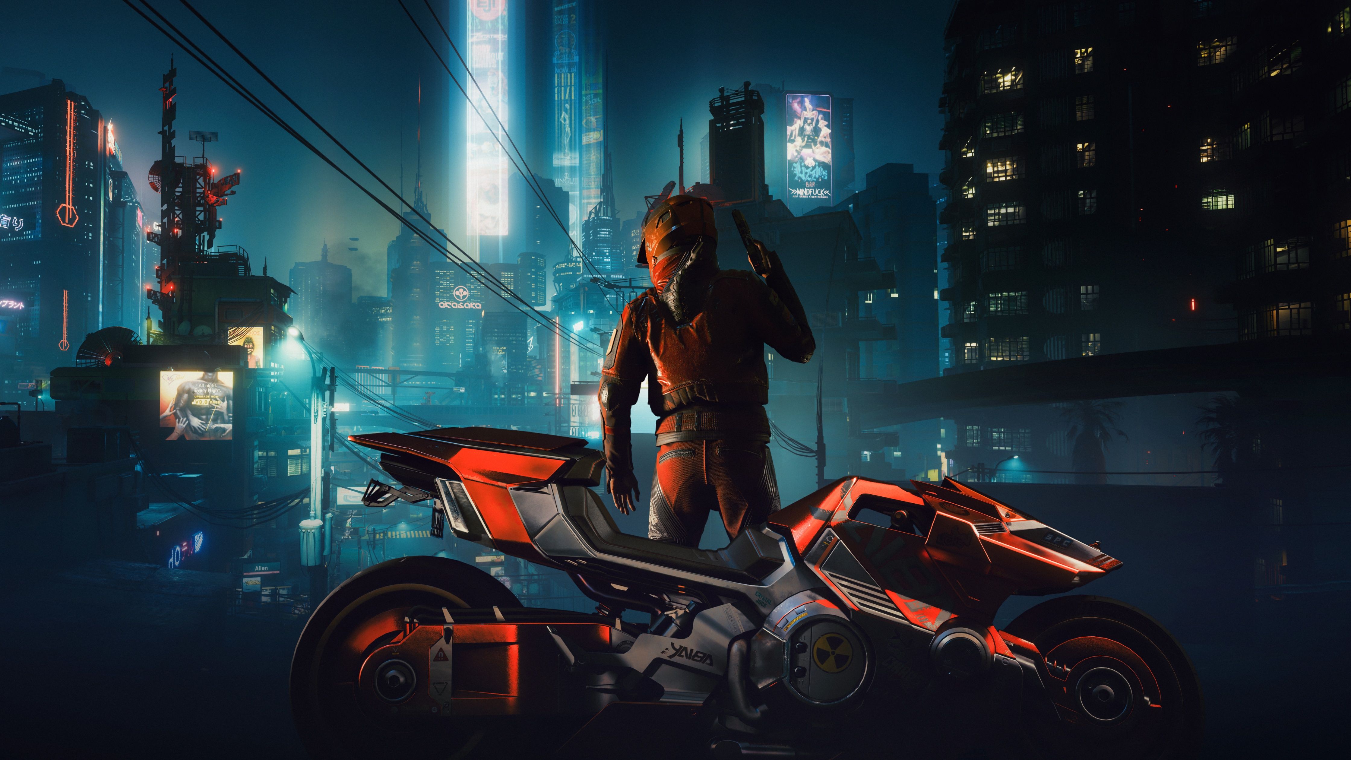 4480x2520 Yaiba Kusanagi CT 3X Wallpaper 4K, Cyberpunk Cyberpunk Bike