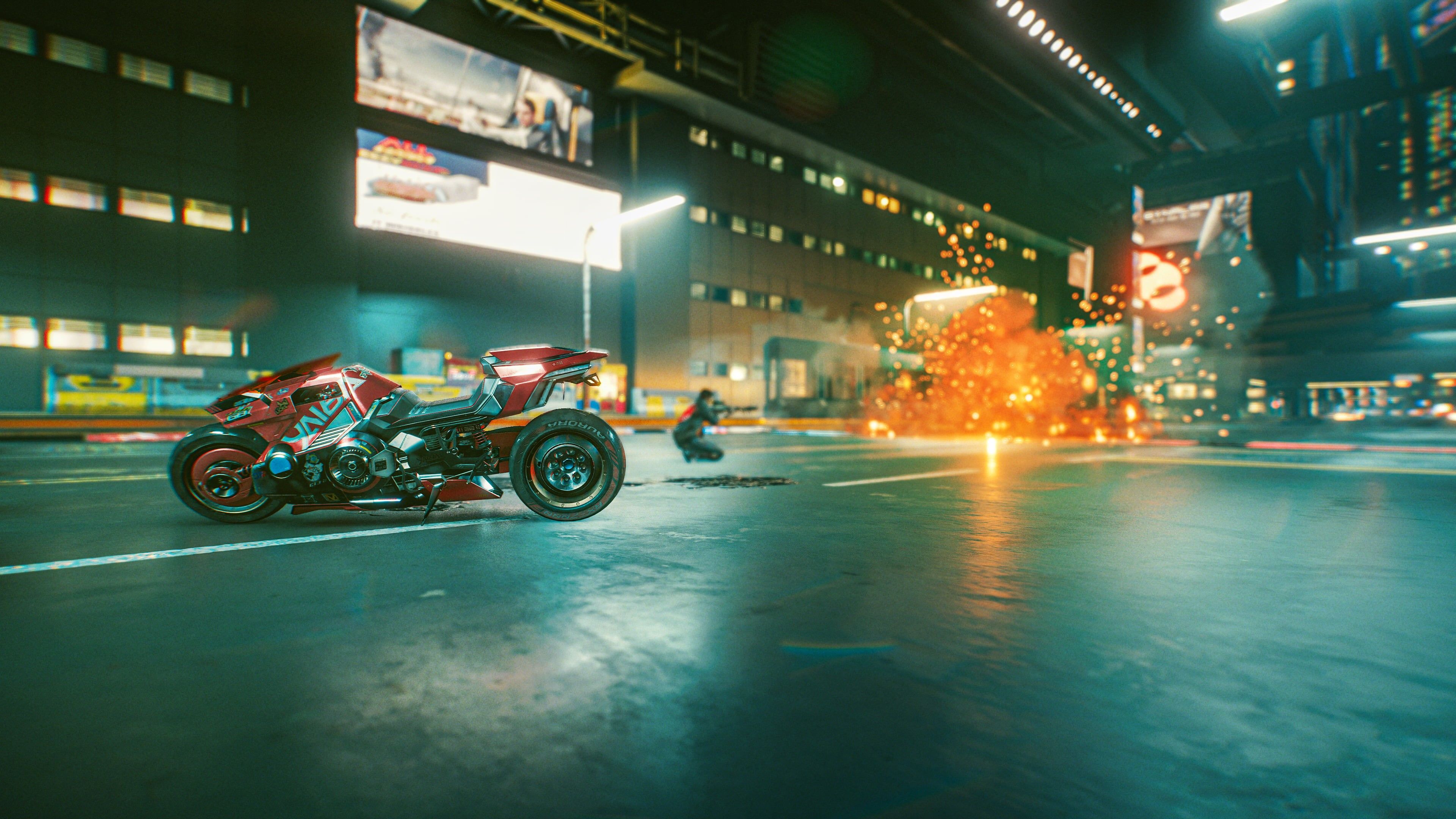 3840x2160 Wallpaper / motorcycle, kaneda, Cyberpunk 4K, Akira, cyberpunk free download