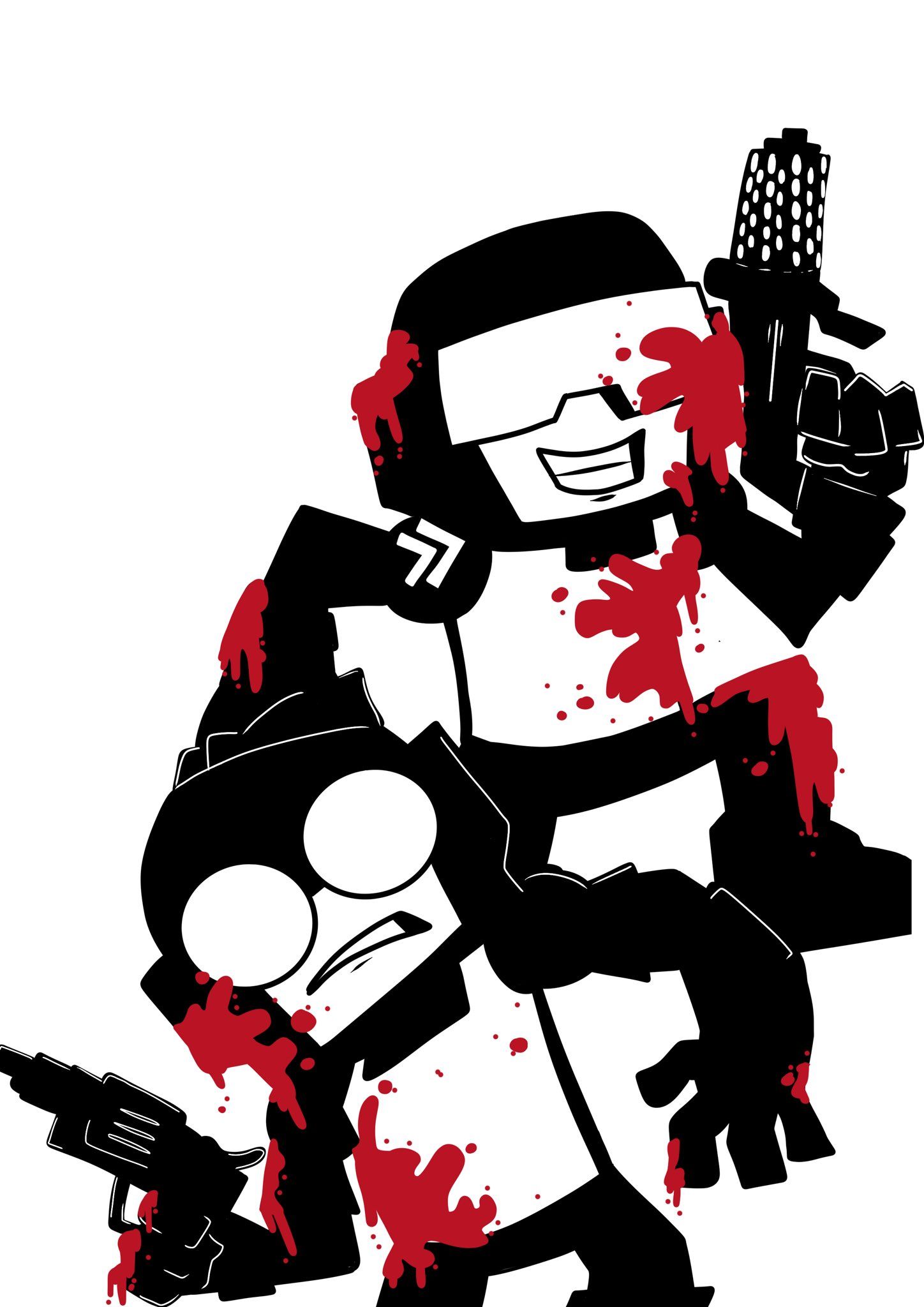 1448x2048 ComixGuy (white and transparent background for wallpaper or some shit) #NewGrounds