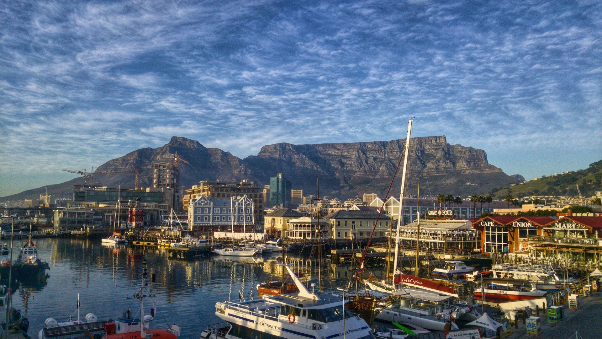 1920x1080 Download wallpaper 1920x1080 cape town, africa, shore, boats