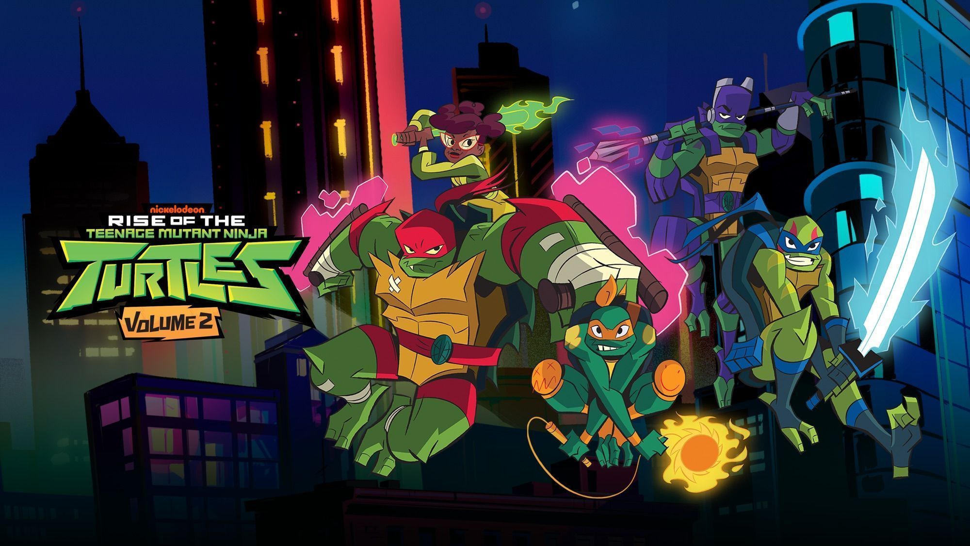 2000x1125 TV Show Rise Of The Teenage Mutant Ninja Turtles HD Wallpaper