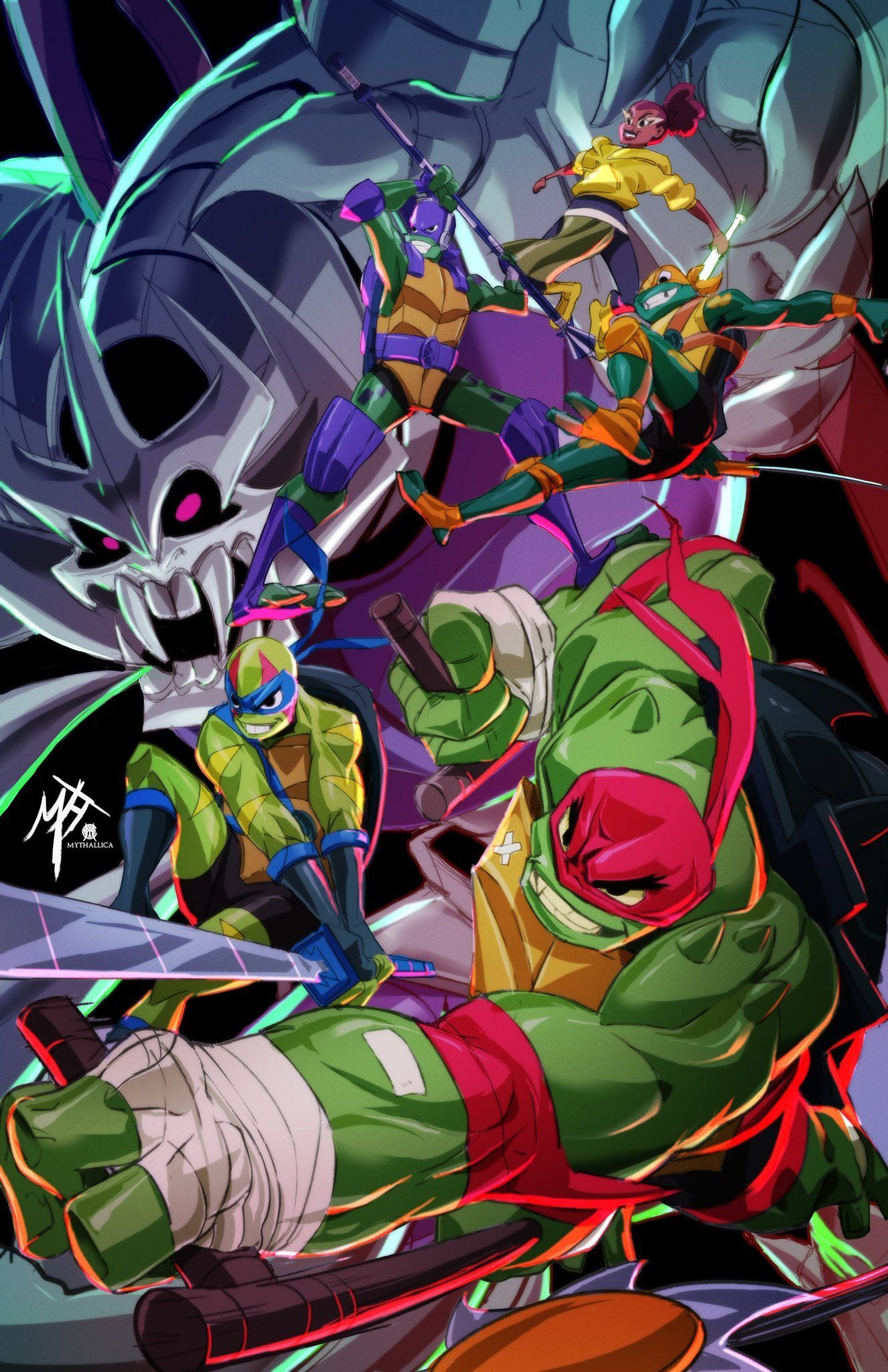 1326x2048 Myth me with that Bullshit of The Teenage Mutant Ninja Turtles is criminally underrated. I need to do more fanart for it!