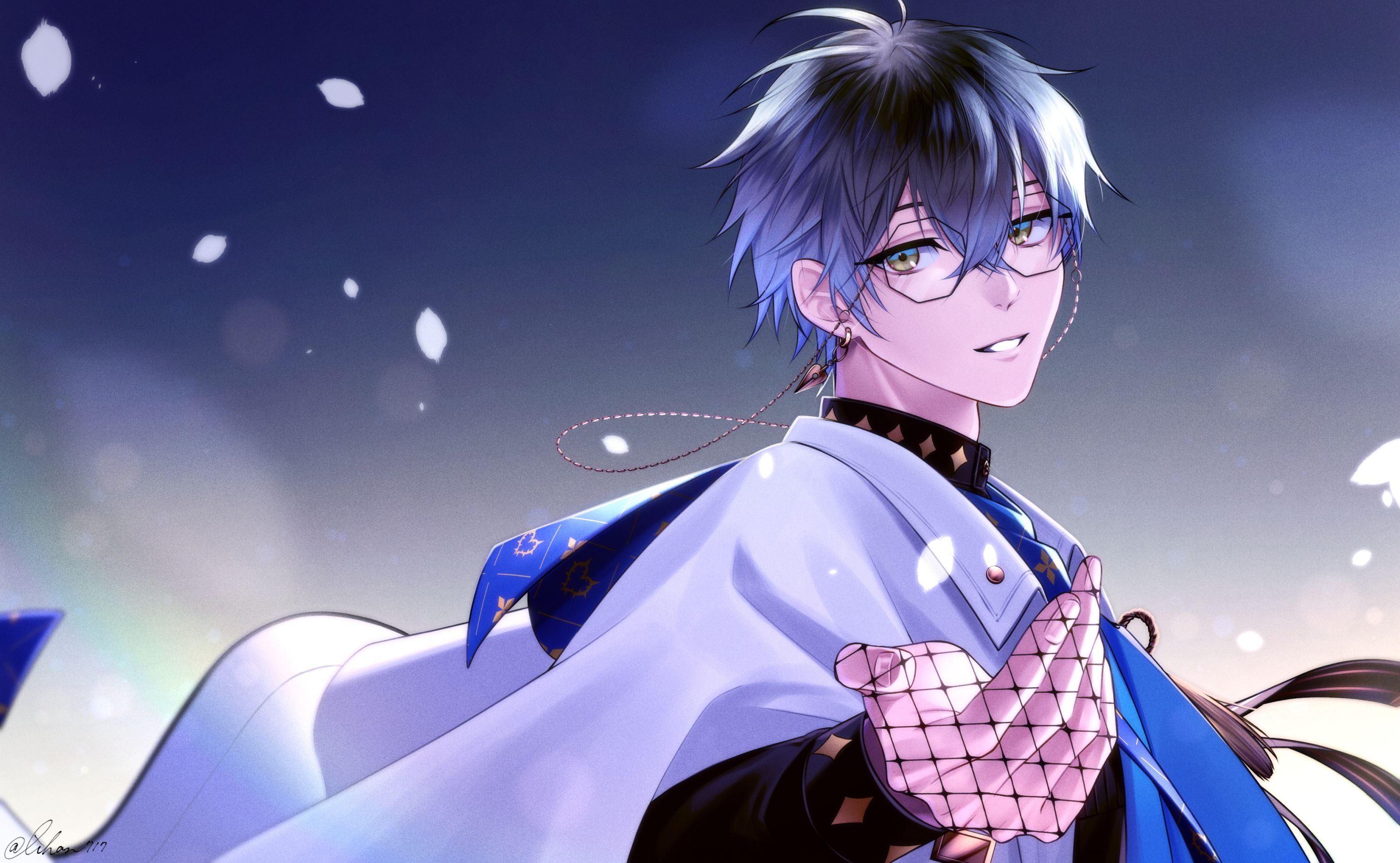 3000x1851 HD desktop wallpaper: Anime, Virtual Youtuber, Nijisanji, Ike Eveland download free picture