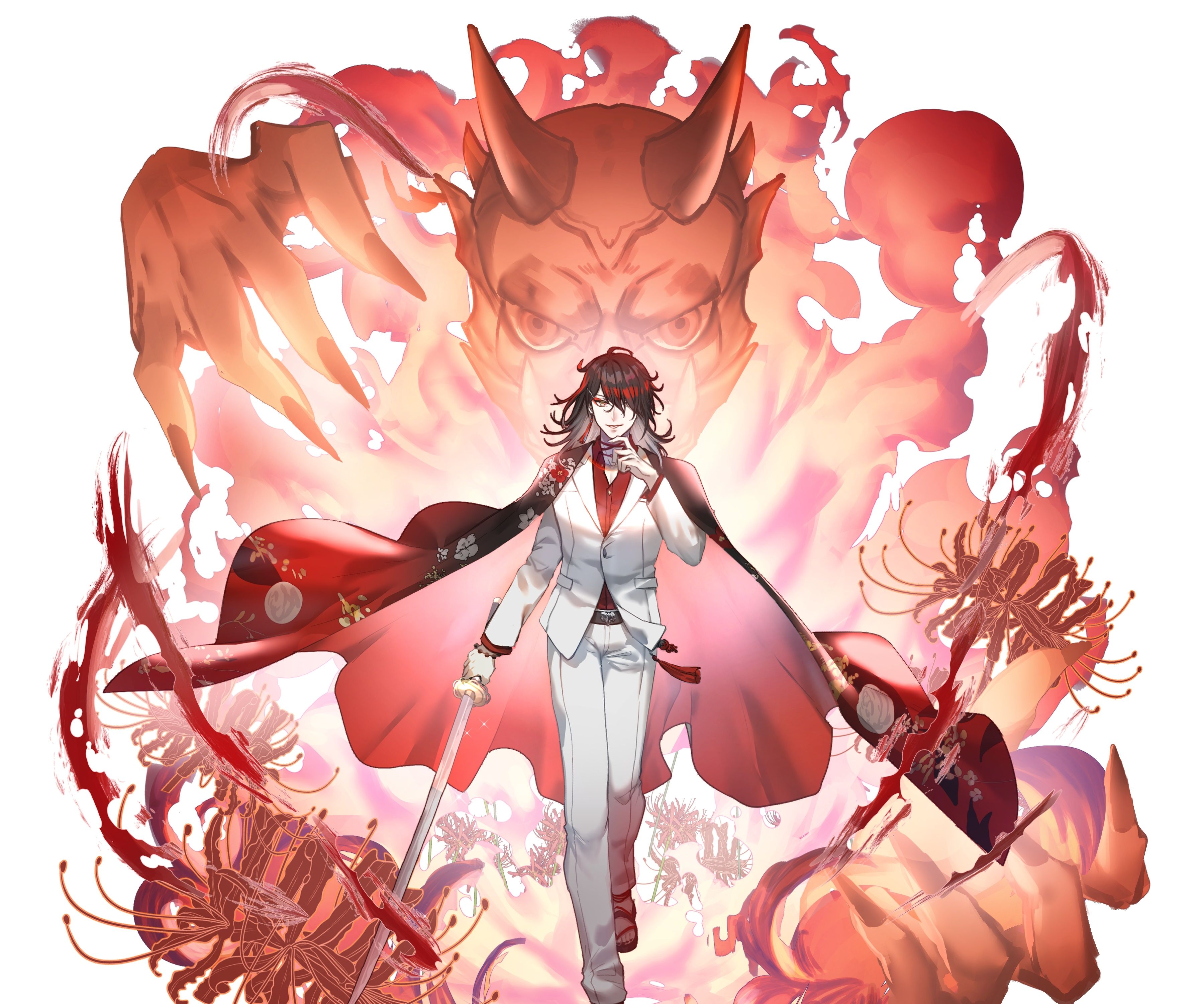 3600x3000 Virtual Youtuber HD, Vox Akuma, Luxiem, Nijisanji Gallery HD Wallpaper
