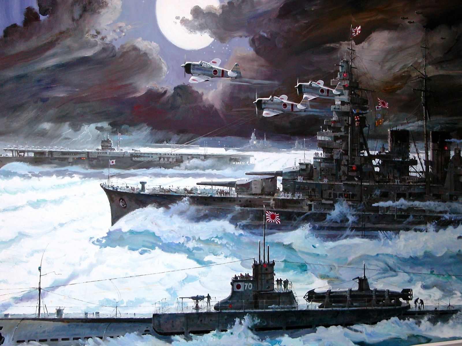 1600x1200 Japan Navy Wallpaper