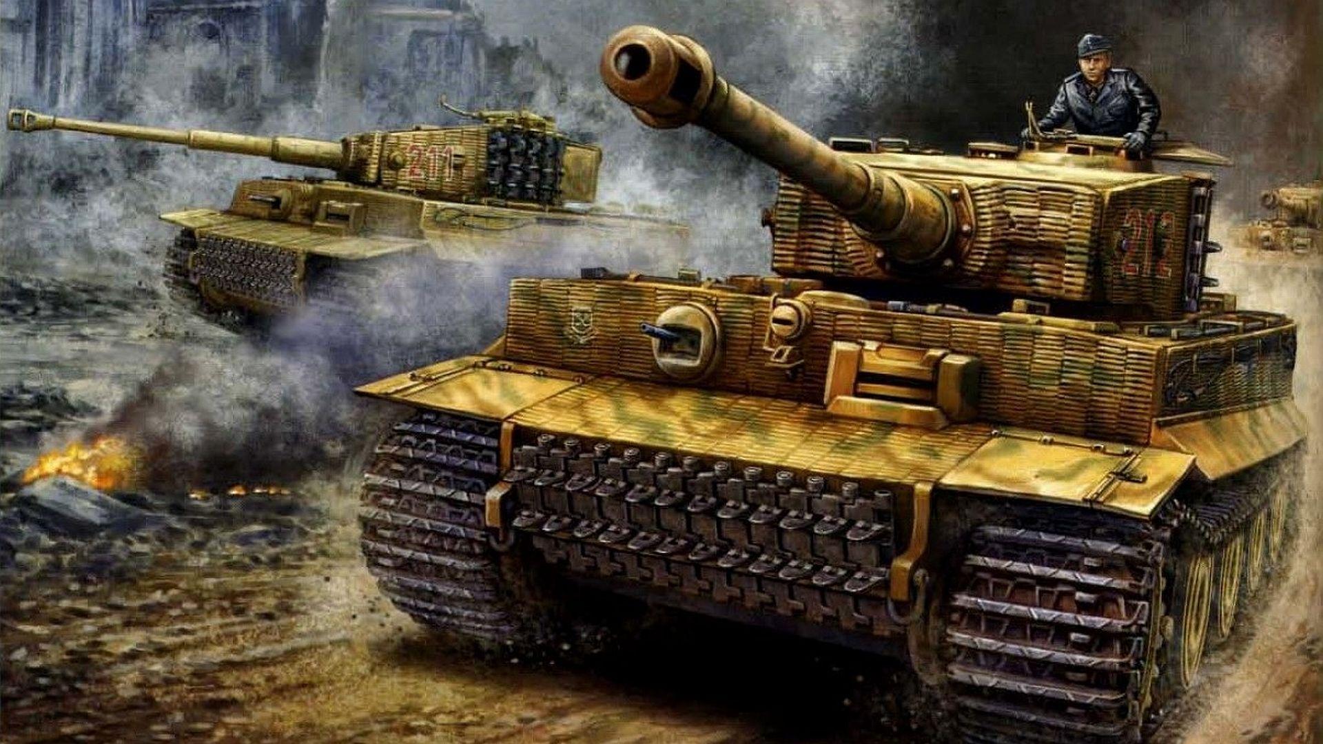 1920x1080 Tiger Tank Wallpaper
